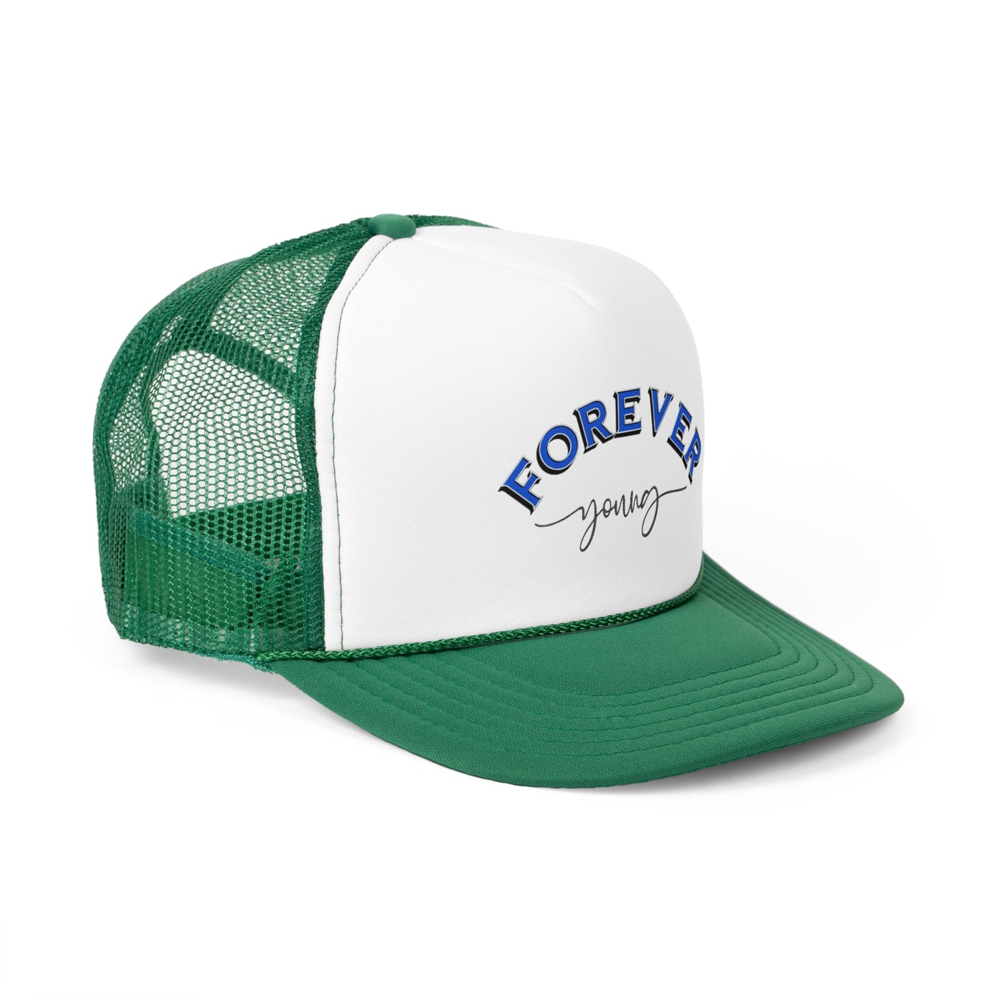 Forever Young Trucker Cap - Stylish Snapback Hat for Casual Outings