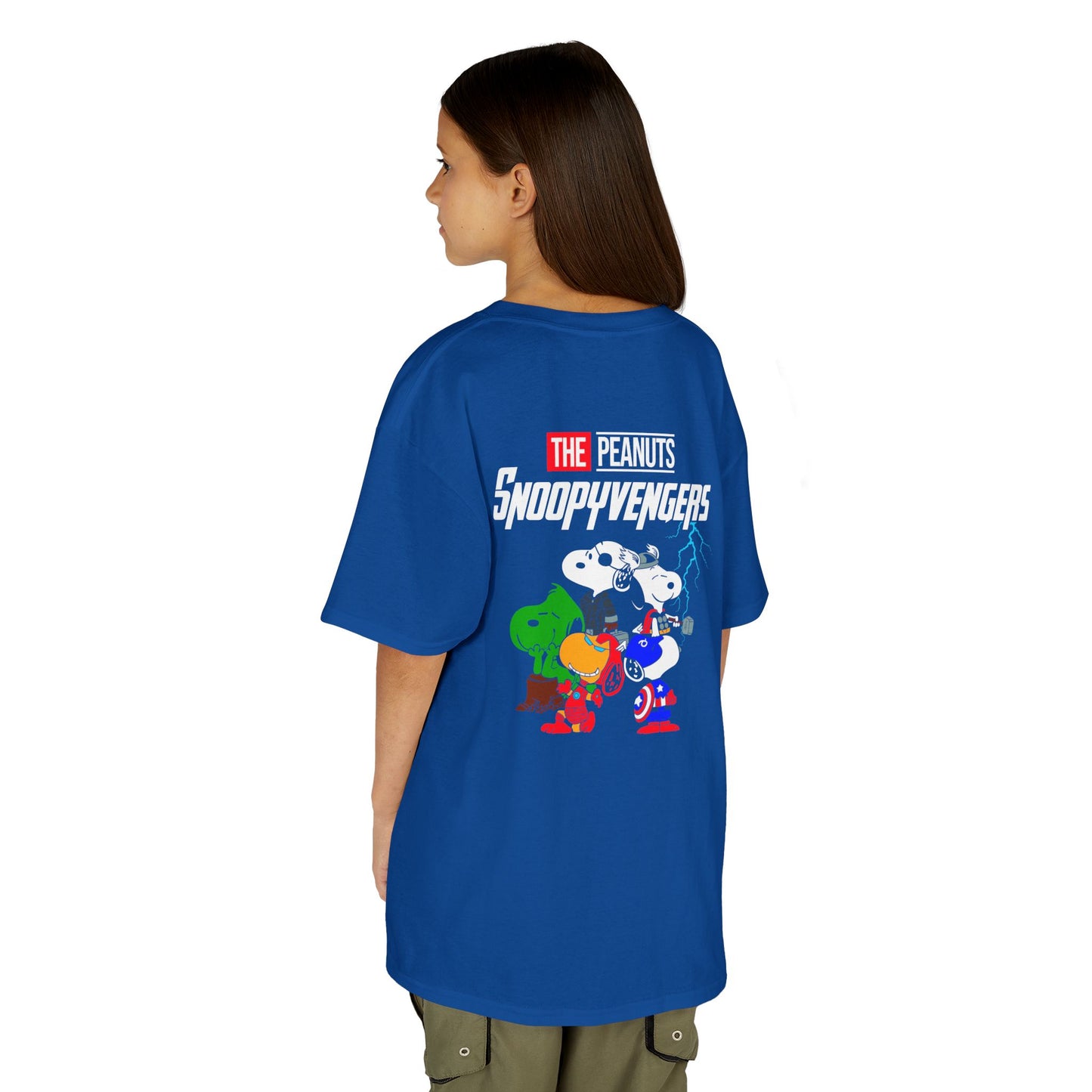 Kids Snoopyvengers Graphic Tee - Fun Cotton T-Shirt for Young Fans