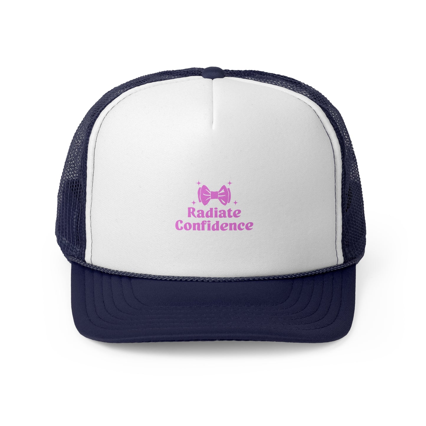 Radiate Confidence Trucker Cap - Empowering Hat for Self-Esteem and Motivation