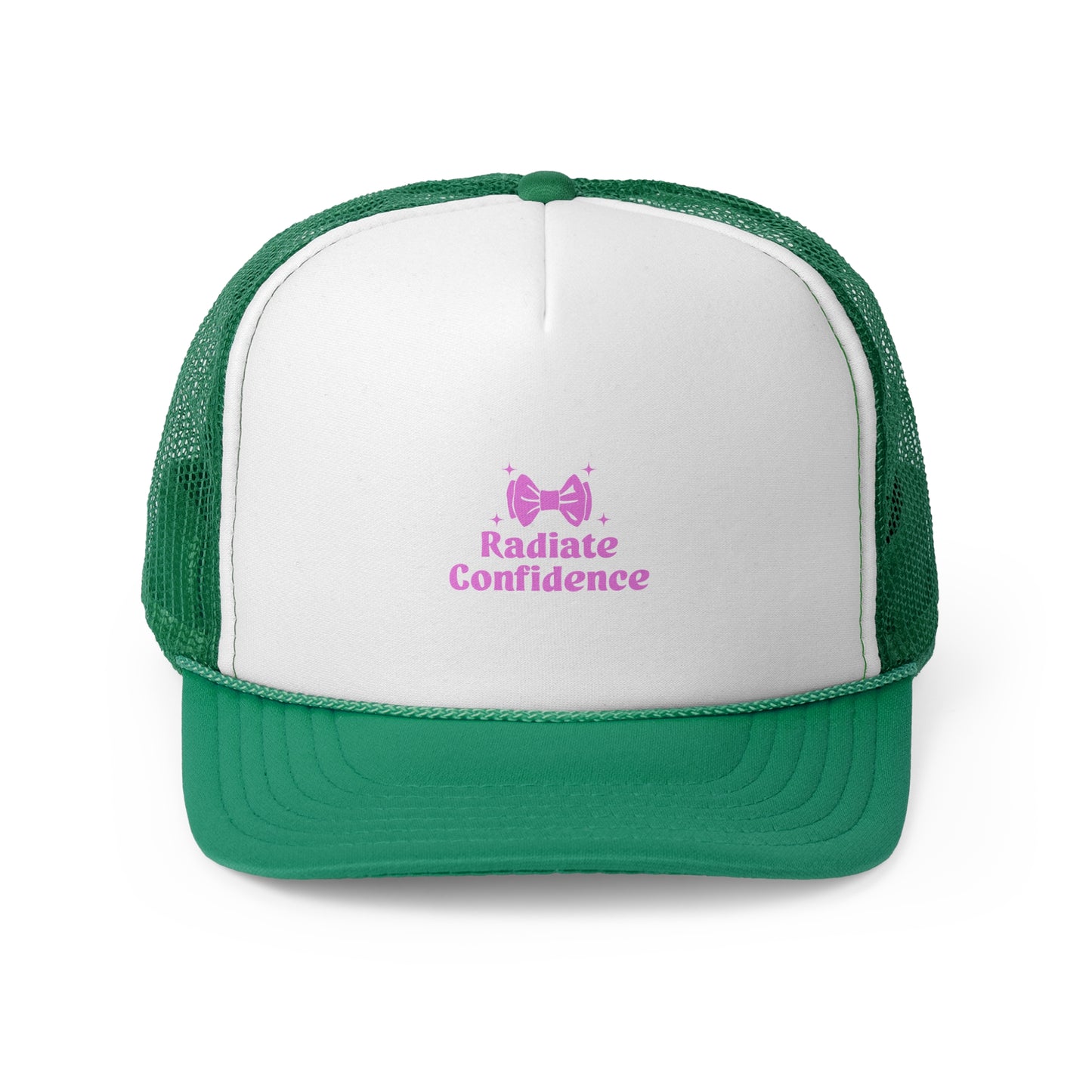 Radiate Confidence Trucker Cap - Empowering Hat for Self-Esteem and Motivation