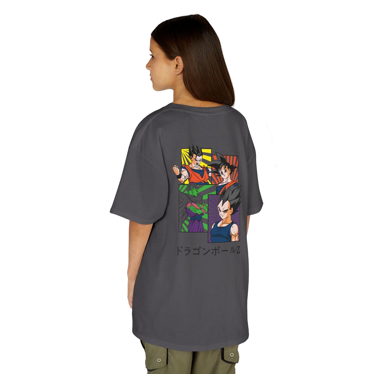 Kids Dragon Ball Z Graphic Tee - Heavy Cotton T-Shirt for Young Fans