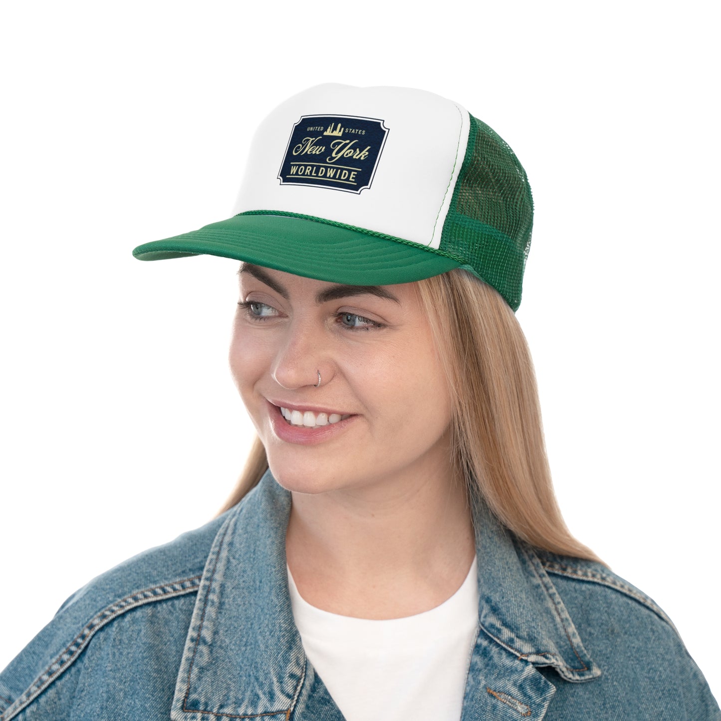 New York Worldwide Trucker Cap - Casual Style Hat for Travelers