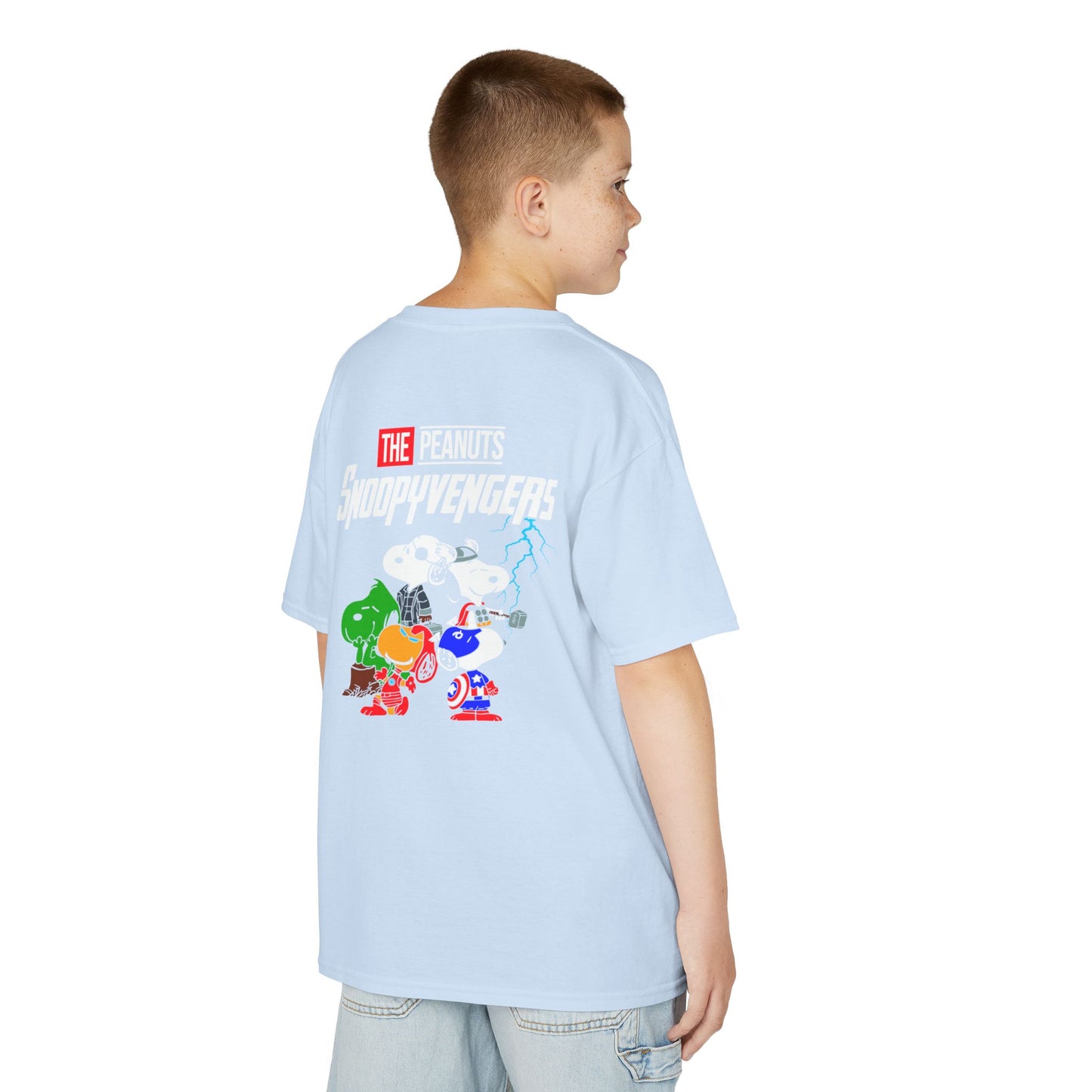 Kids Snoopyvengers Graphic Tee - Fun Cotton T-Shirt for Young Fans