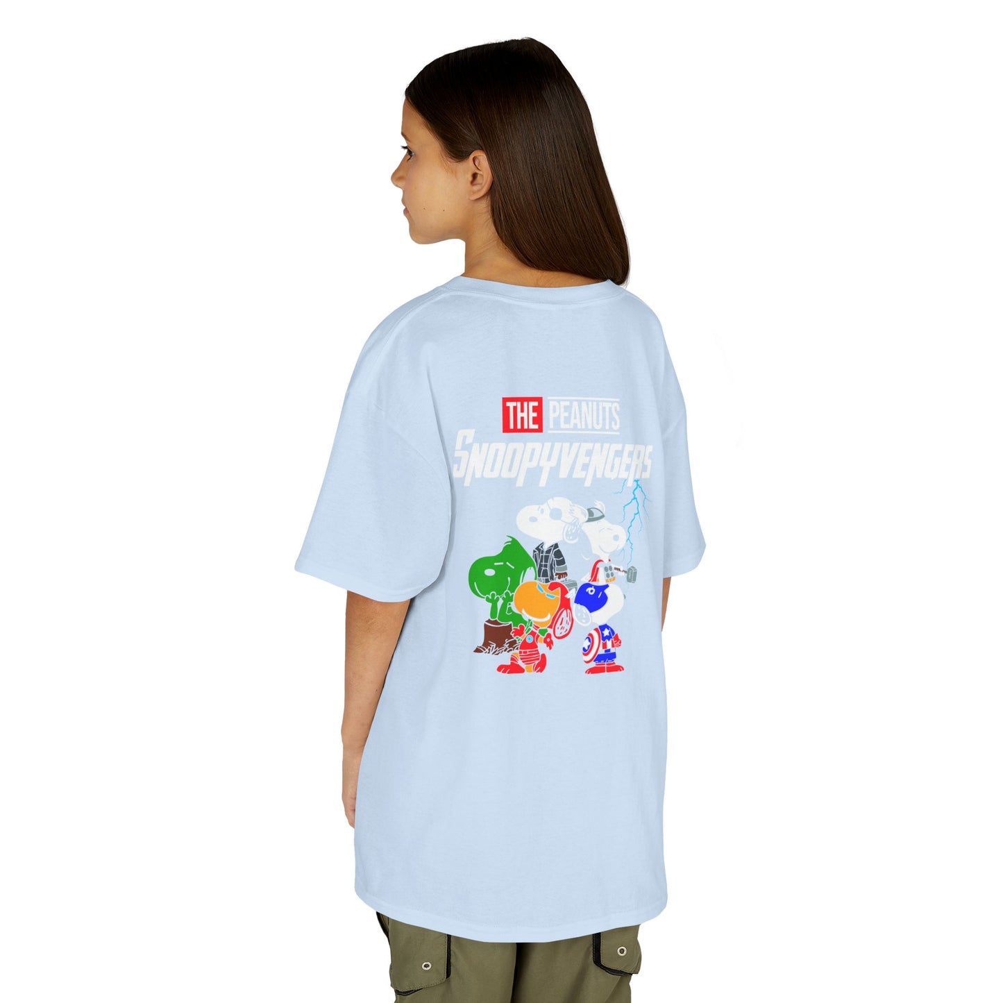 Kids Snoopyvengers Graphic Tee - Fun Cotton T-Shirt for Young Fans