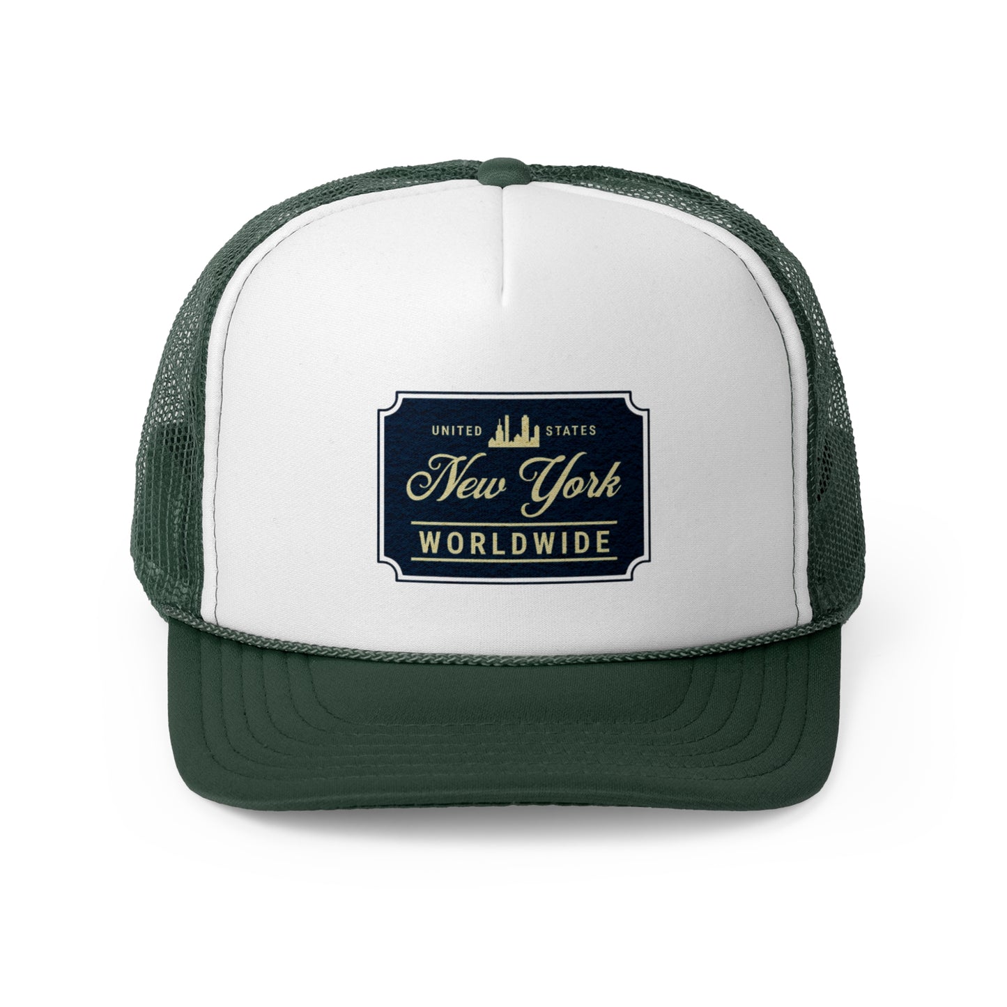 New York Worldwide Trucker Cap - Casual Style Hat for Travelers