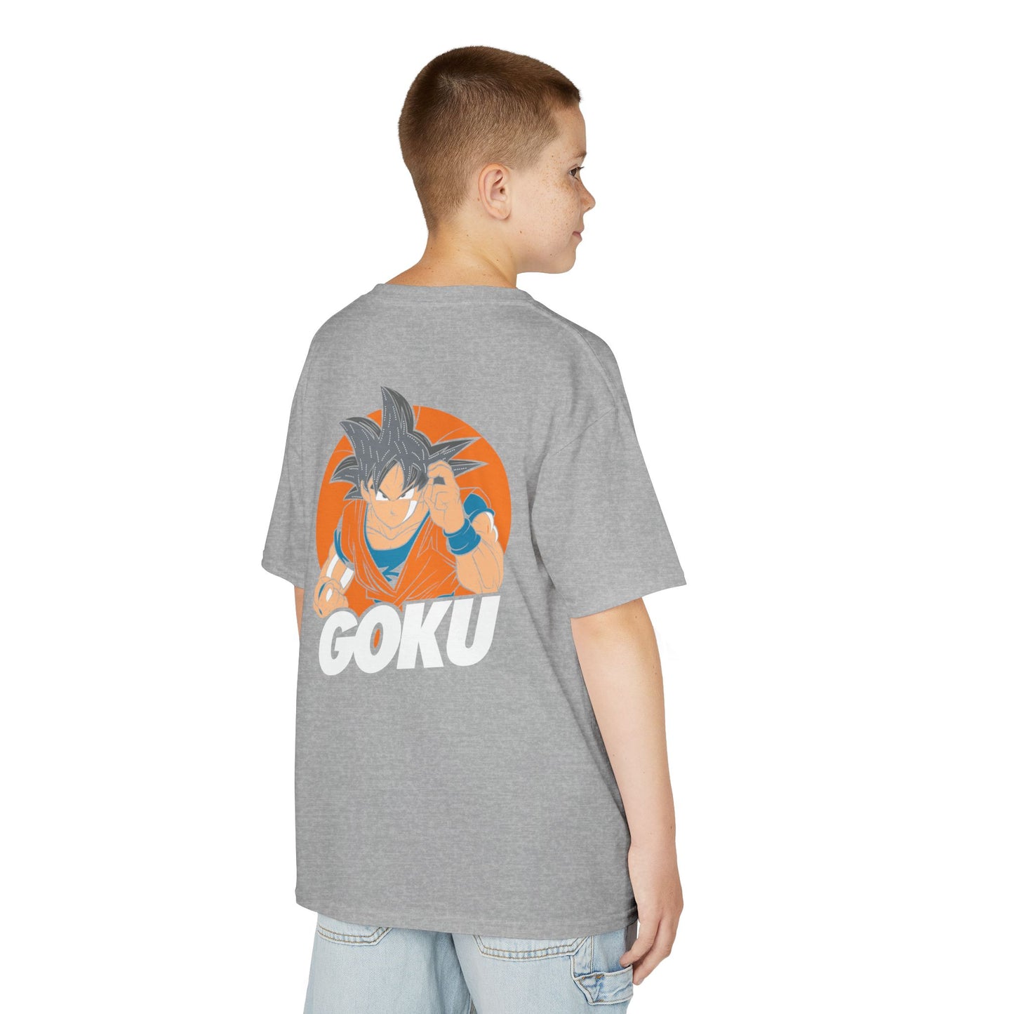 Goku Kids Heavy Cotton Tee – Fun Anime T-Shirt for Young Fans