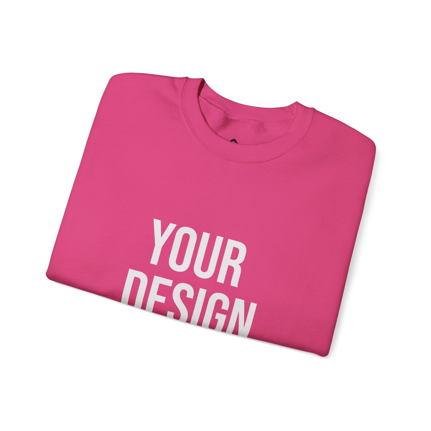 Your Design Here Custom Printed Crewneck Sweatshirt