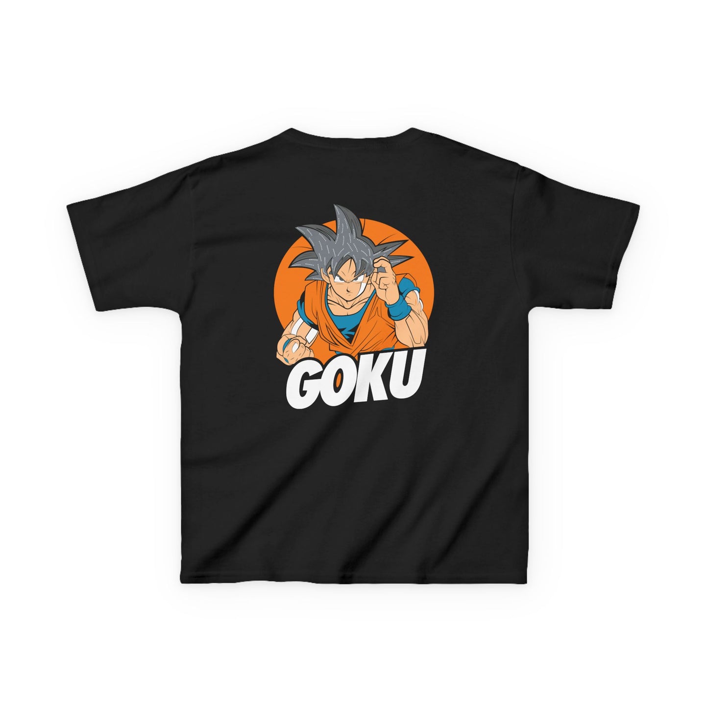Goku Kids Heavy Cotton Tee – Fun Anime T-Shirt for Young Fans
