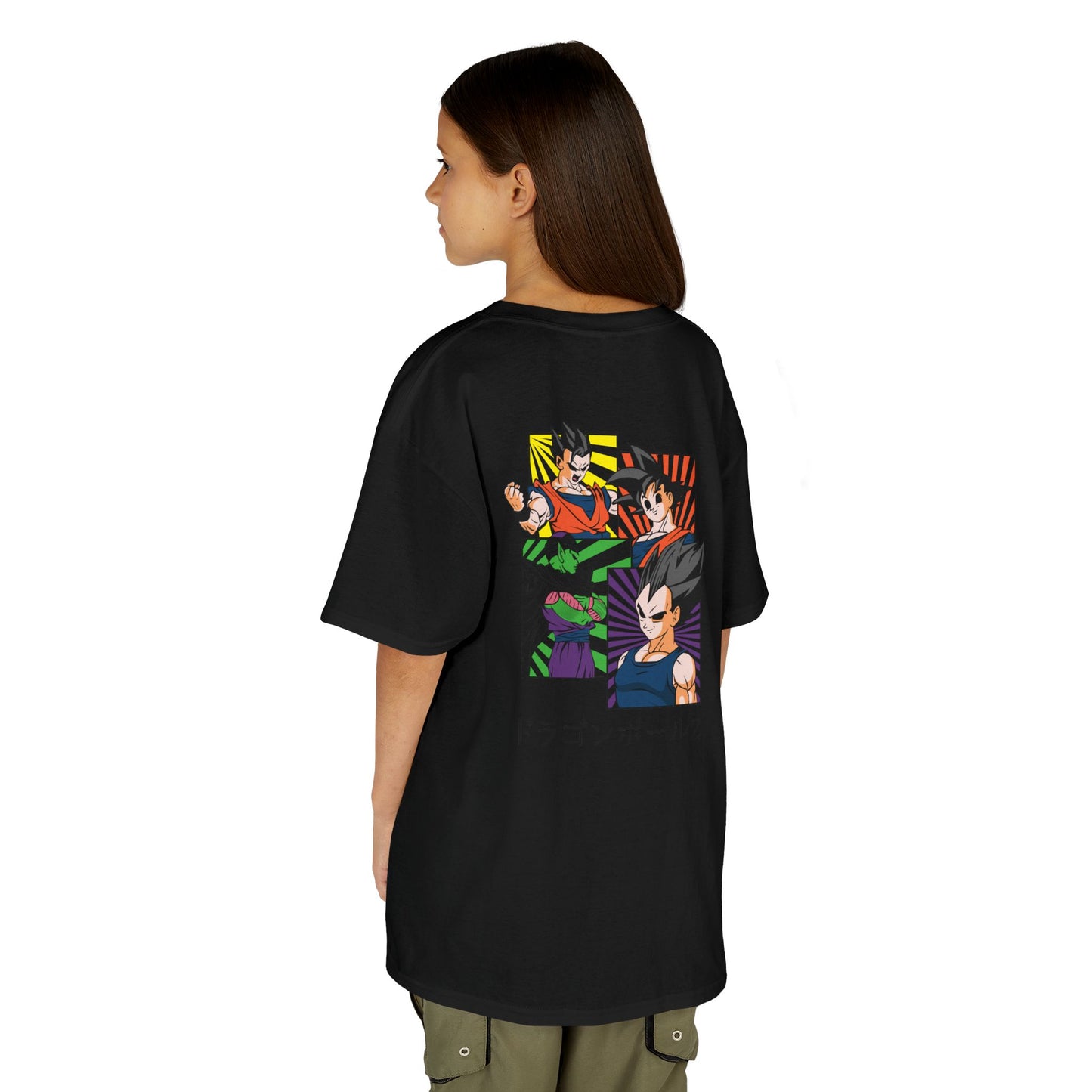 Kids Dragon Ball Z Graphic Tee - Heavy Cotton T-Shirt for Young Fans