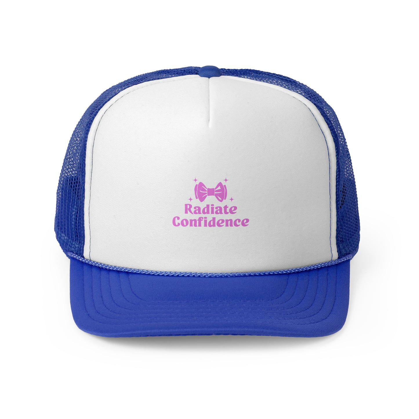 Radiate Confidence Trucker Cap - Empowering Hat for Self-Esteem and Motivation