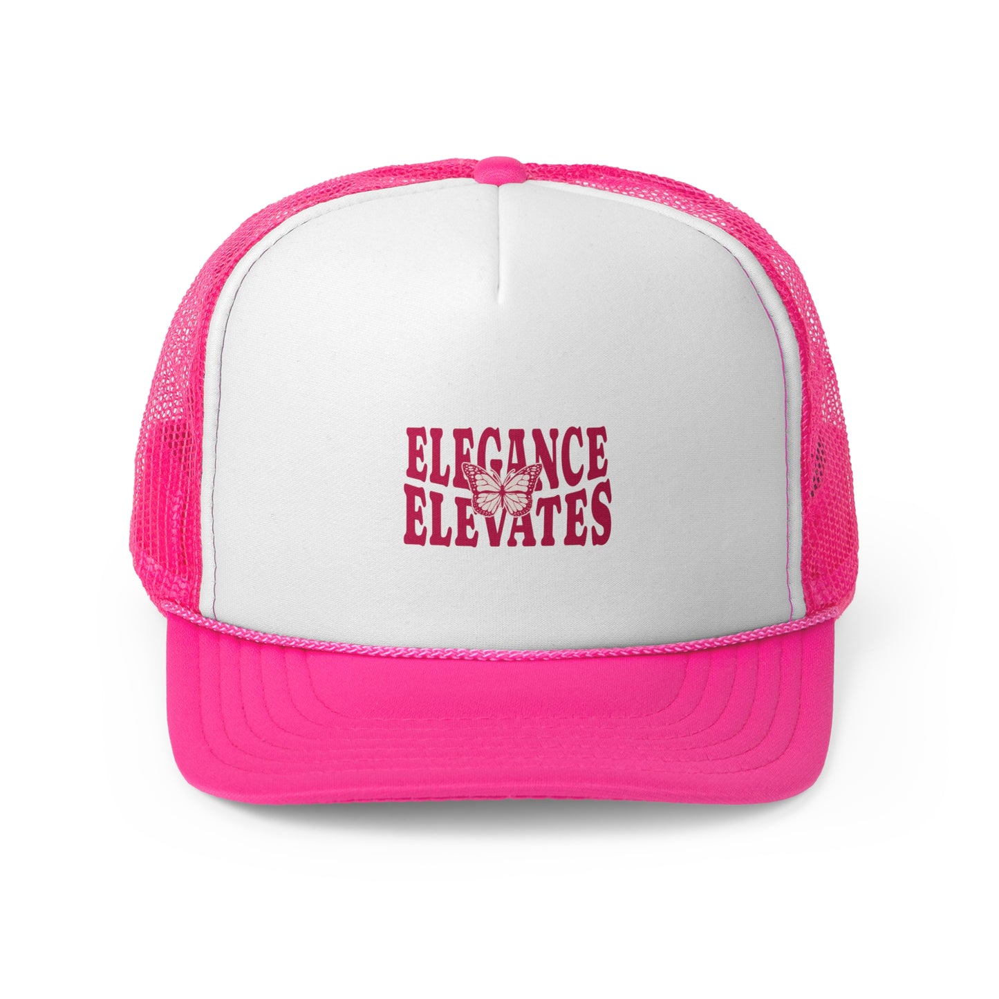 Elegant Elevation Trucker Cap - Trendy Headwear