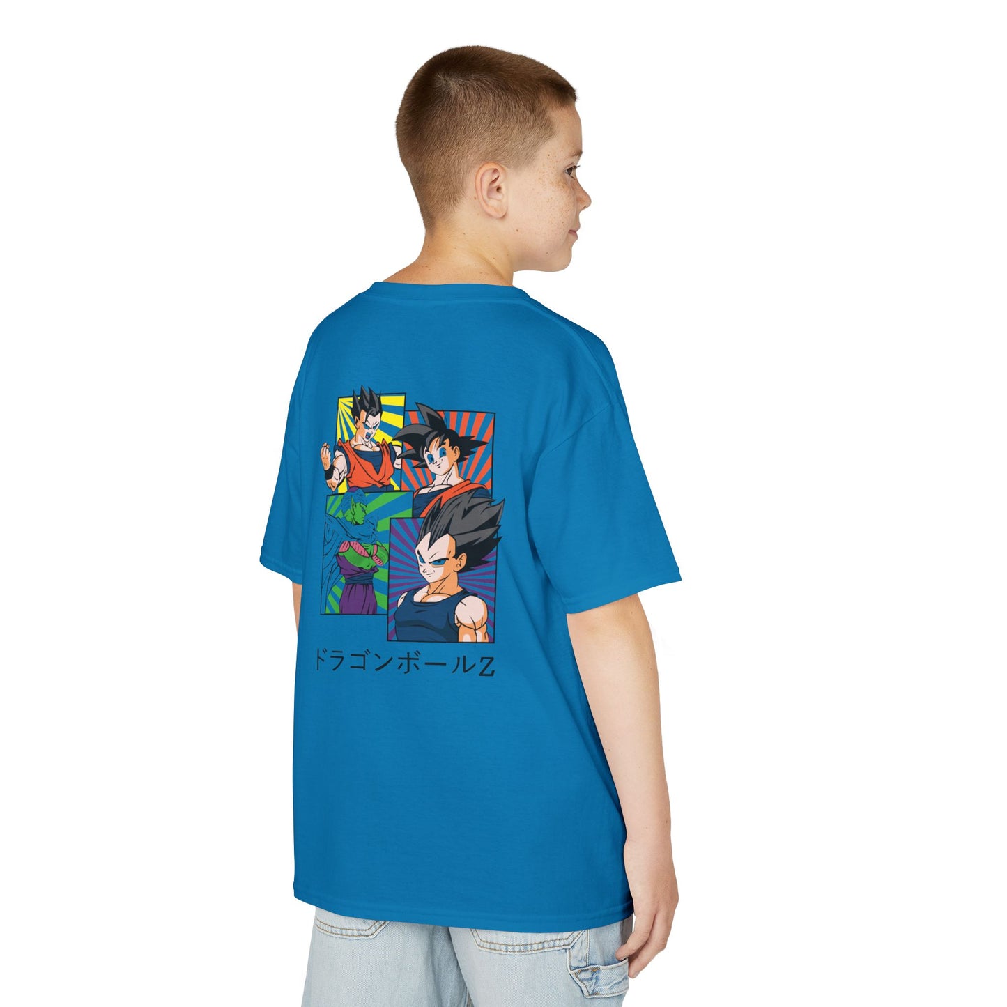 Kids Dragon Ball Z Graphic Tee - Heavy Cotton T-Shirt for Young Fans