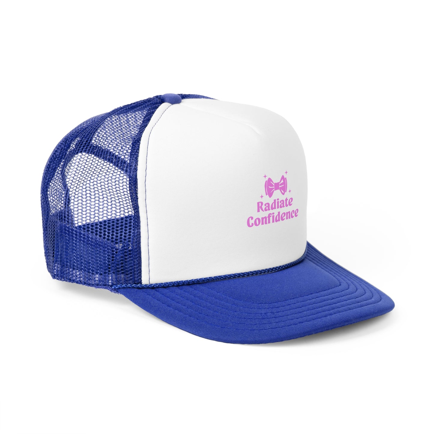 Radiate Confidence Trucker Cap - Empowering Hat for Self-Esteem and Motivation