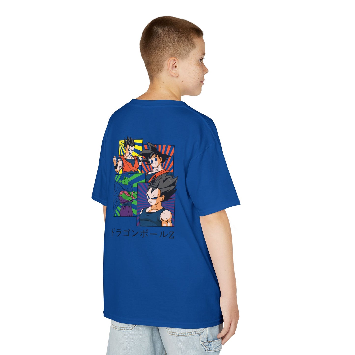 Kids Dragon Ball Z Graphic Tee - Heavy Cotton T-Shirt for Young Fans