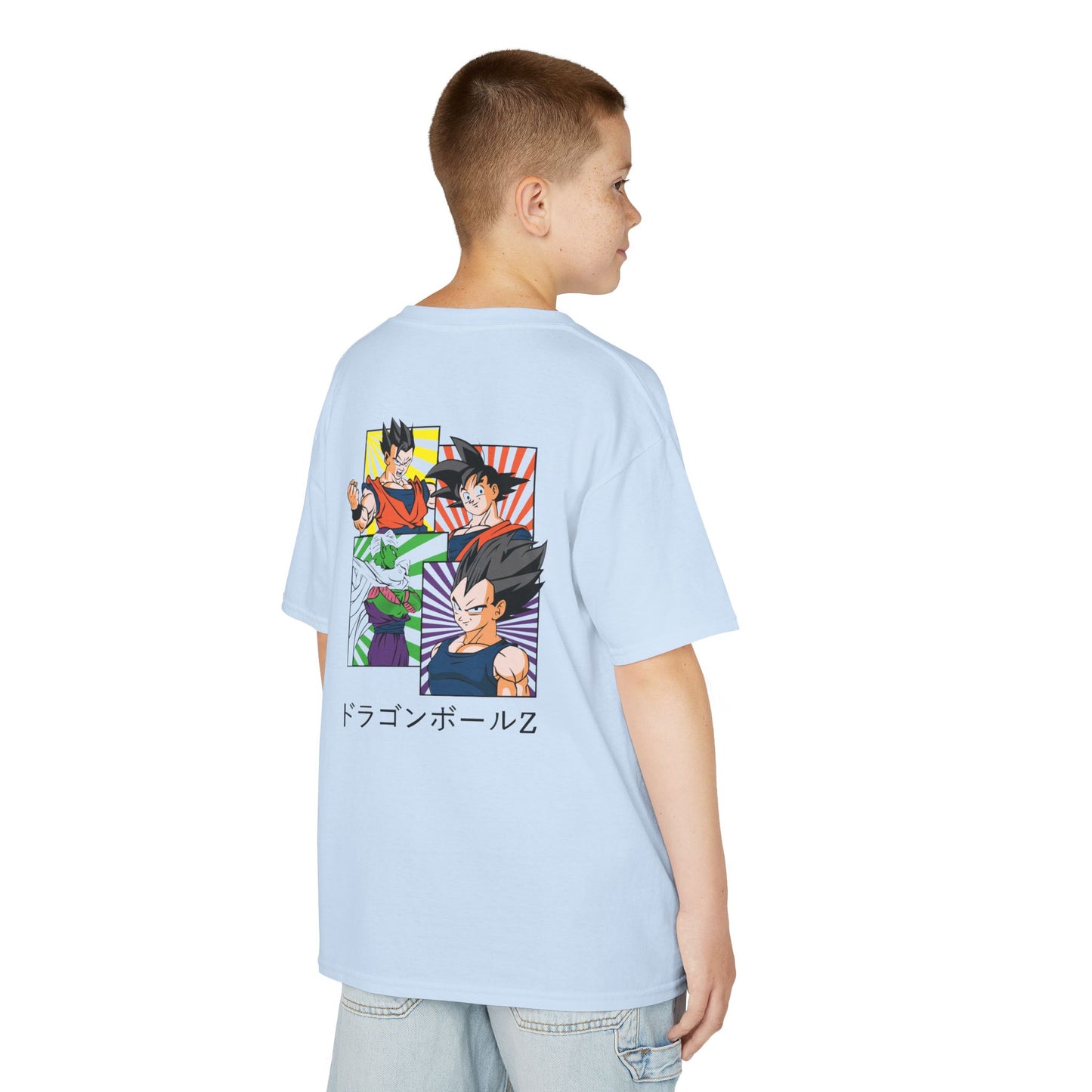 Kids Dragon Ball Z Graphic Tee - Heavy Cotton T-Shirt for Young Fans