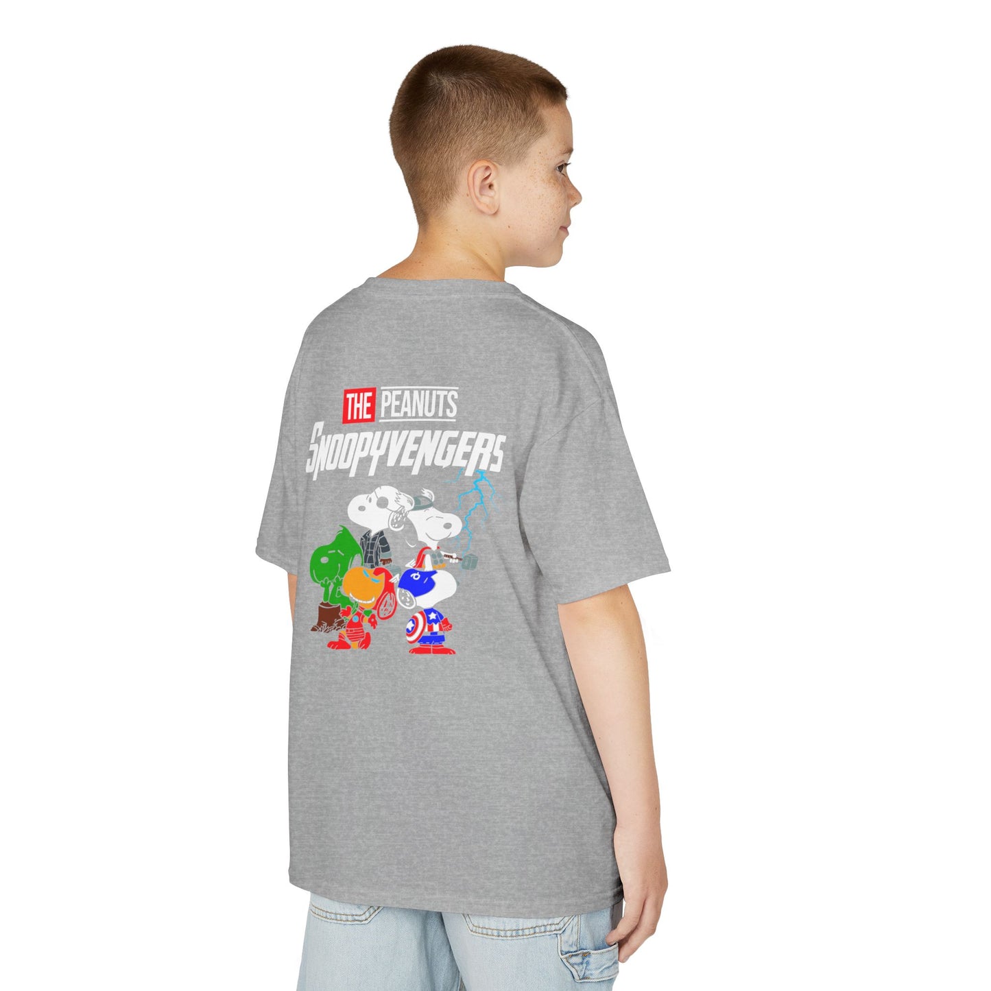Kids Snoopyvengers Graphic Tee - Fun Cotton T-Shirt for Young Fans
