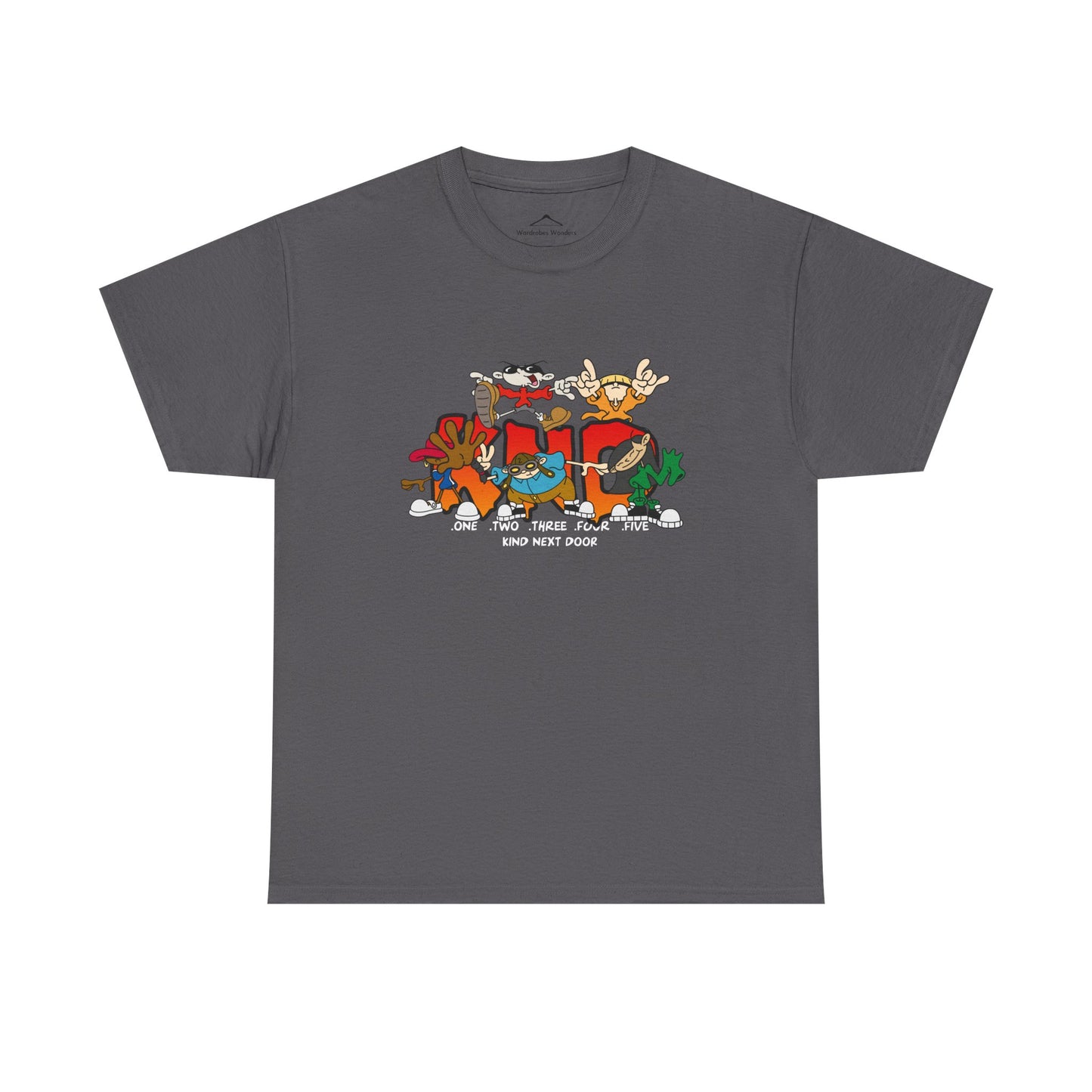 Cartoon Inspired Tee - Unisex Heavy Cotton Shirt for a Fun Look