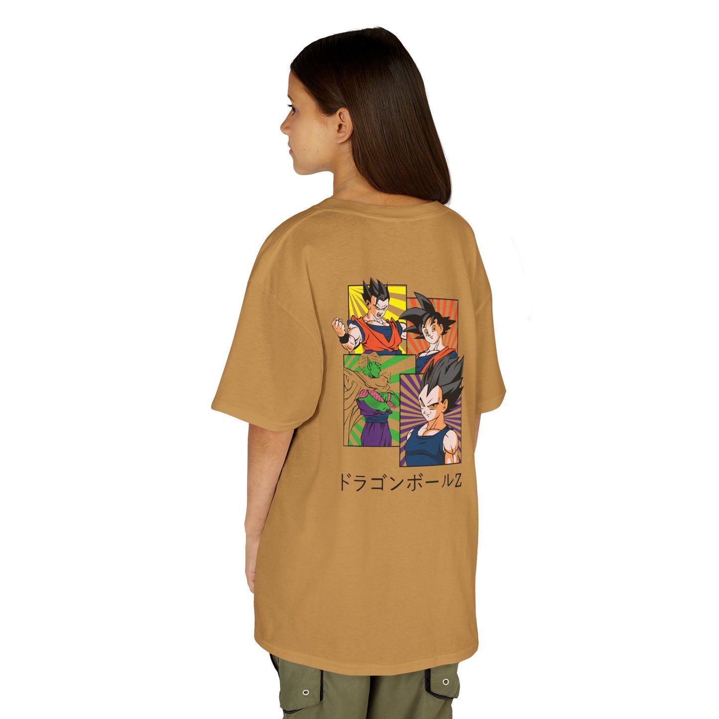 Kids Dragon Ball Z Graphic Tee - Heavy Cotton T-Shirt for Young Fans