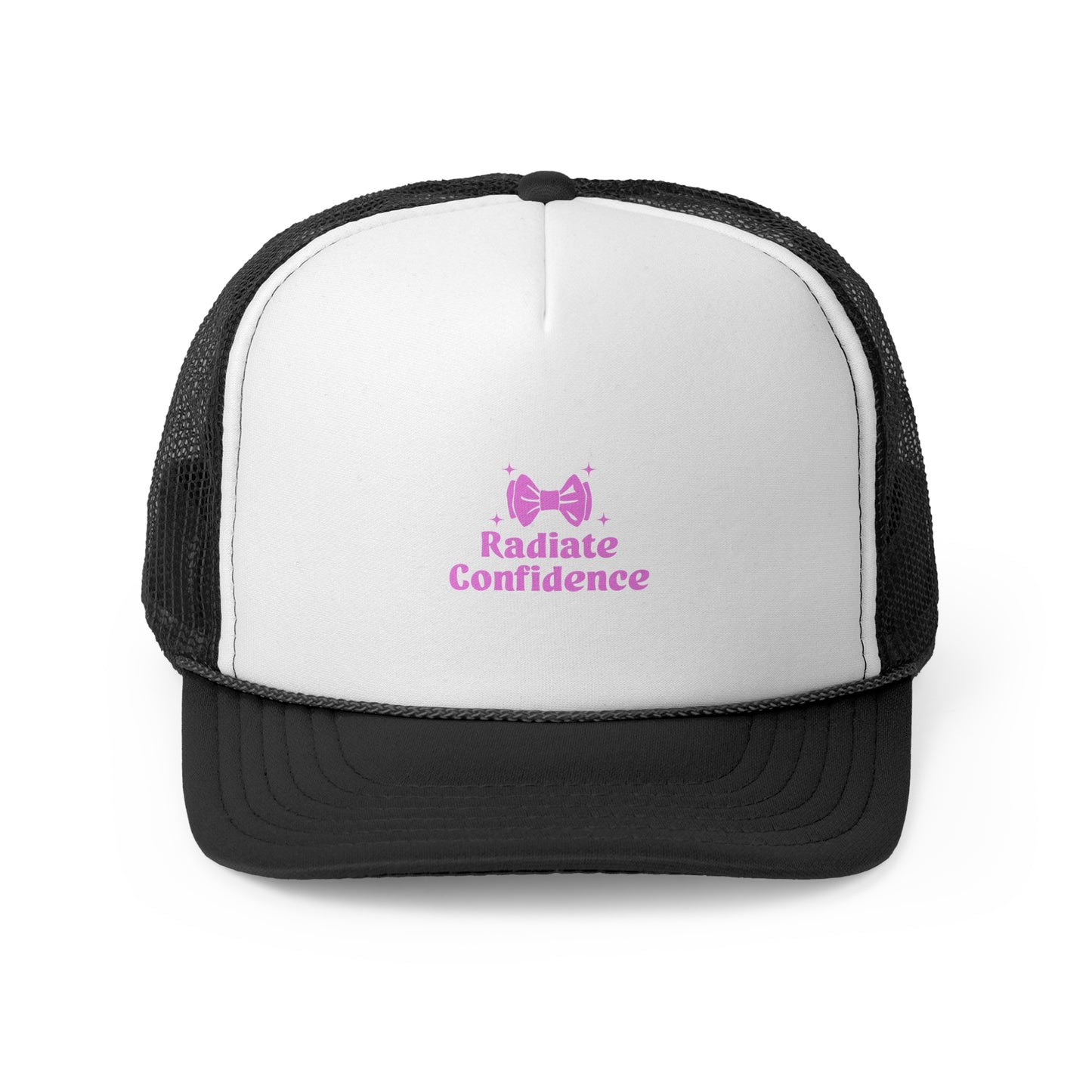 Radiate Confidence Trucker Cap - Empowering Hat for Self-Esteem and Motivation