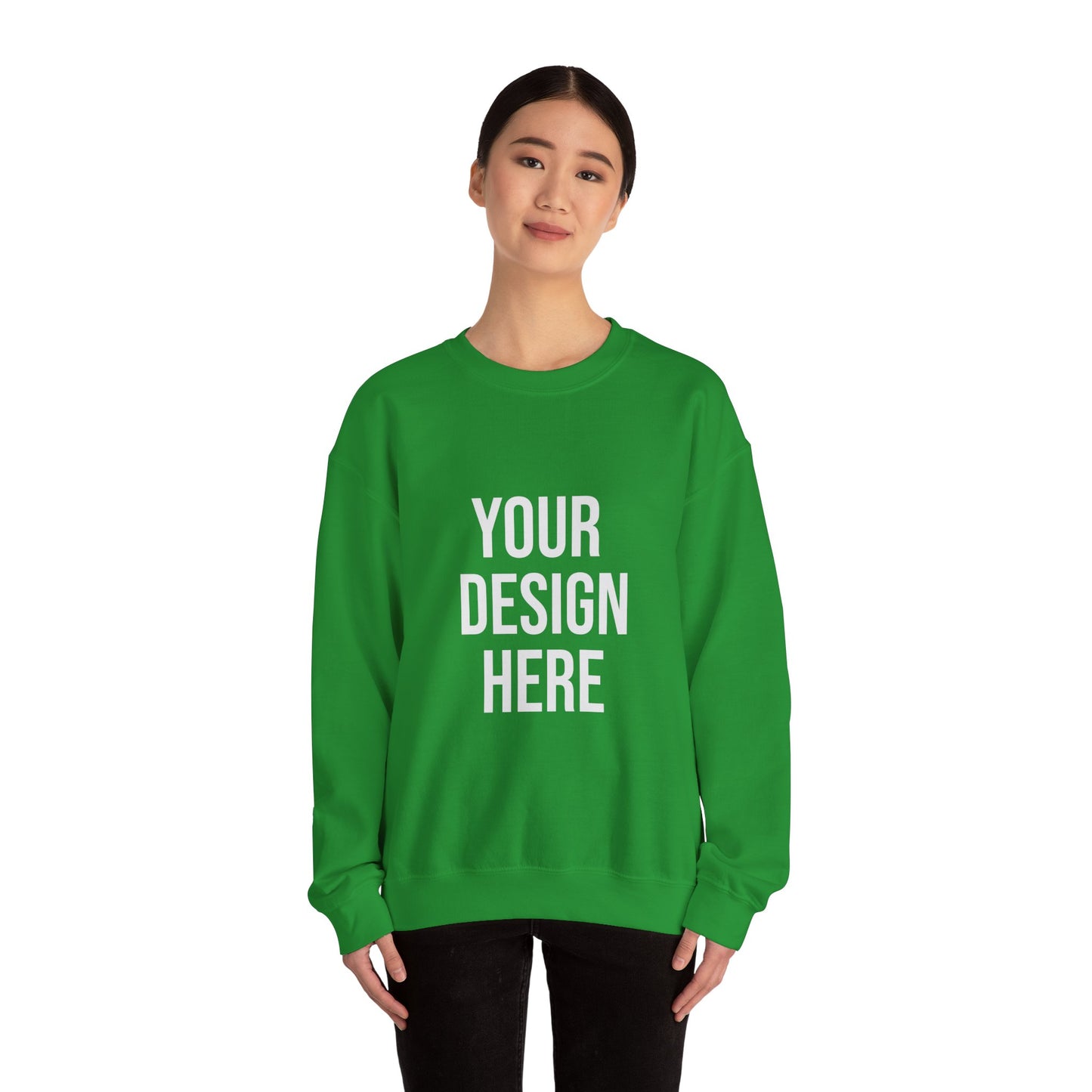Your Design Here Custom Printed Crewneck Sweatshirt