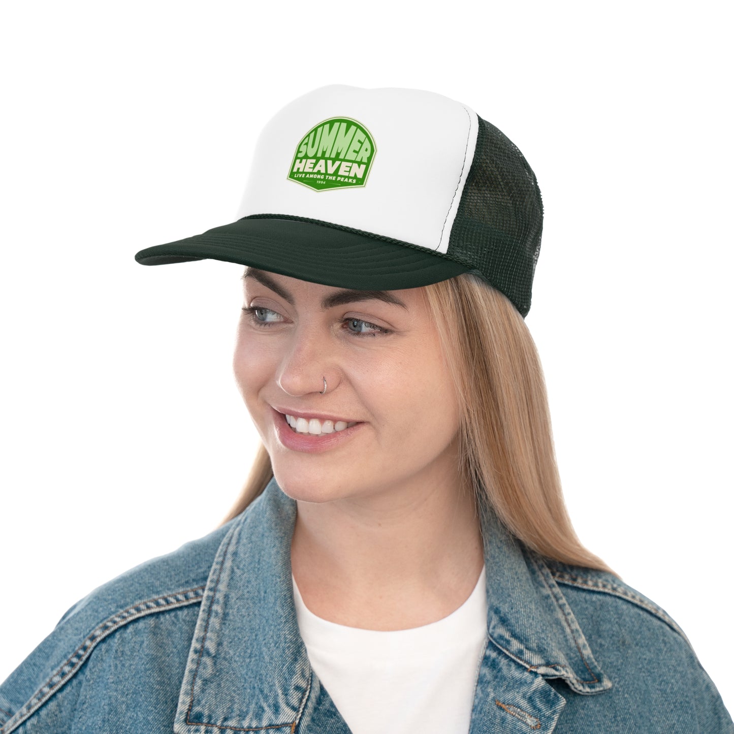 Summer Heaven Trucker Cap - Live Among the Peaks