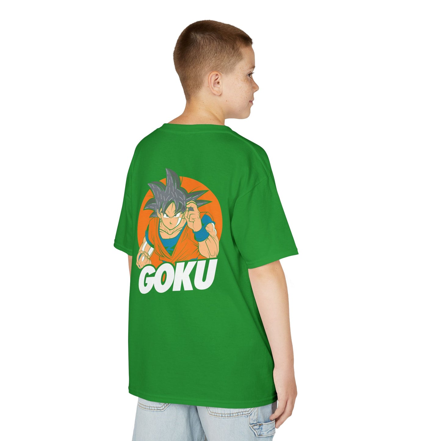Goku Kids Heavy Cotton Tee – Fun Anime T-Shirt for Young Fans
