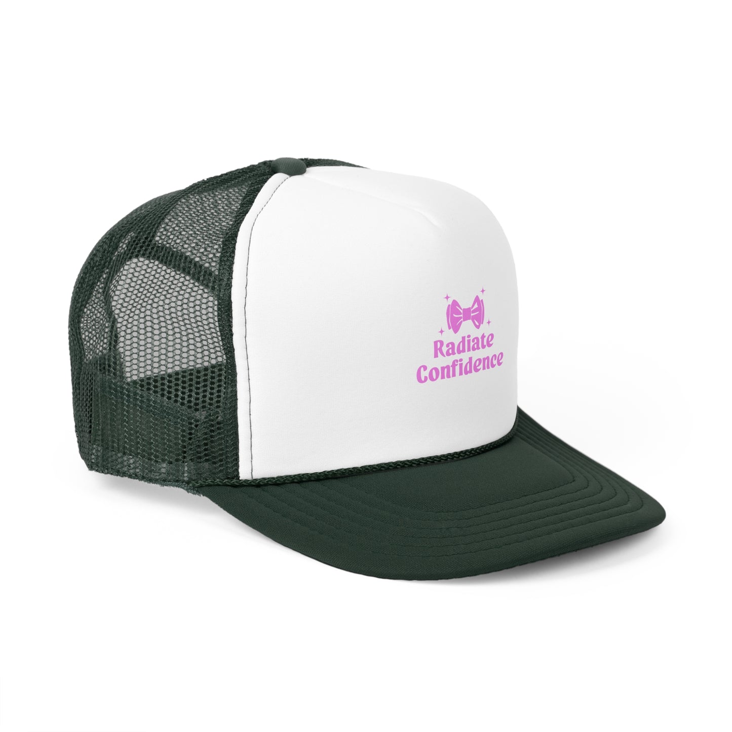 Radiate Confidence Trucker Cap - Empowering Hat for Self-Esteem and Motivation