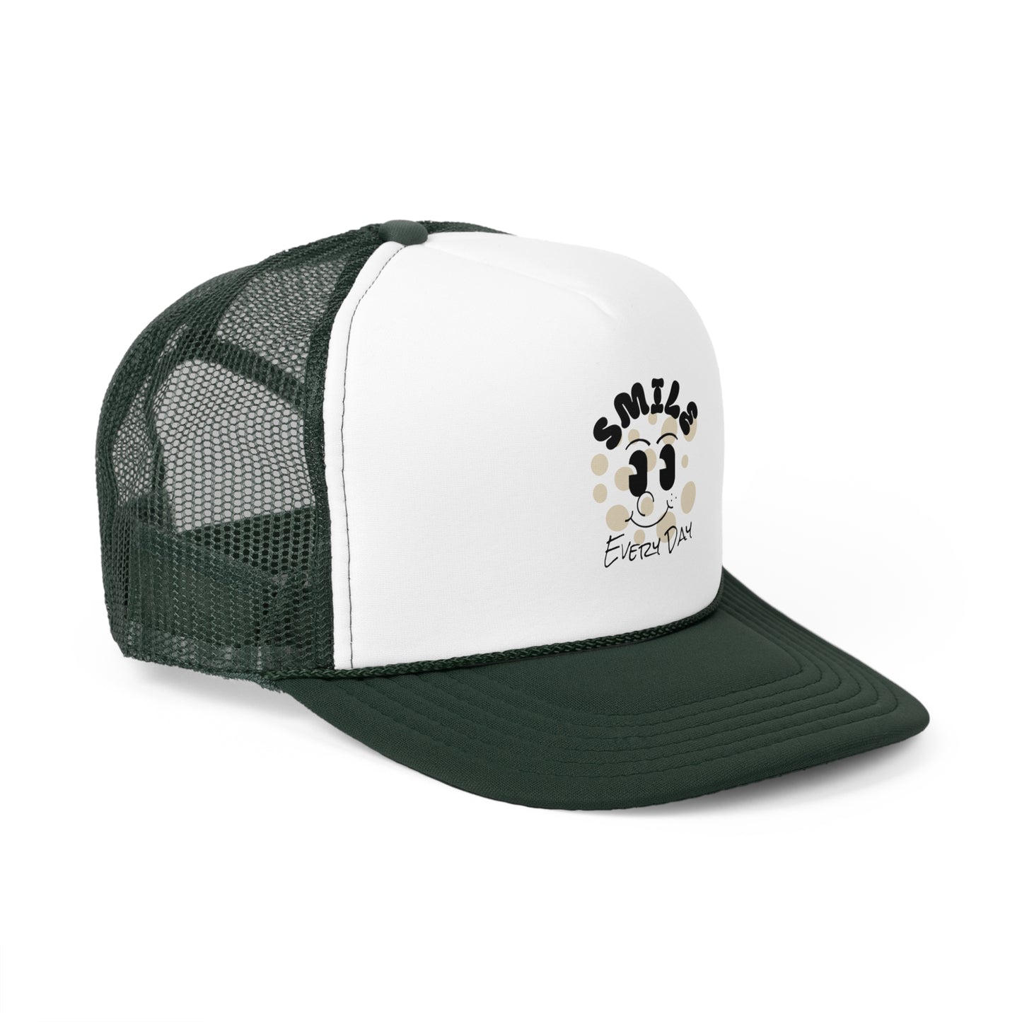 Smiles Every Day Trucker Cap, Fun Hat for Sunshine Lovers