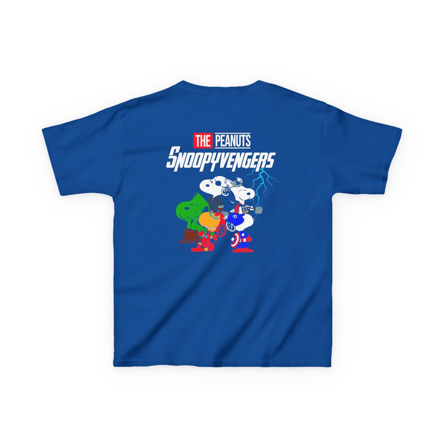 Kids Snoopyvengers Graphic Tee - Fun Cotton T-Shirt for Young Fans