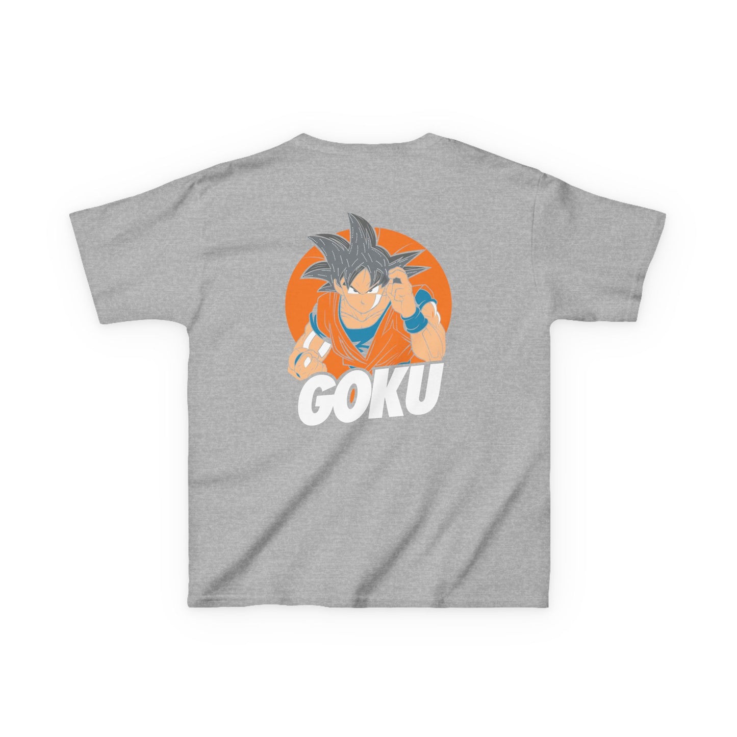Goku Kids Heavy Cotton Tee – Fun Anime T-Shirt for Young Fans
