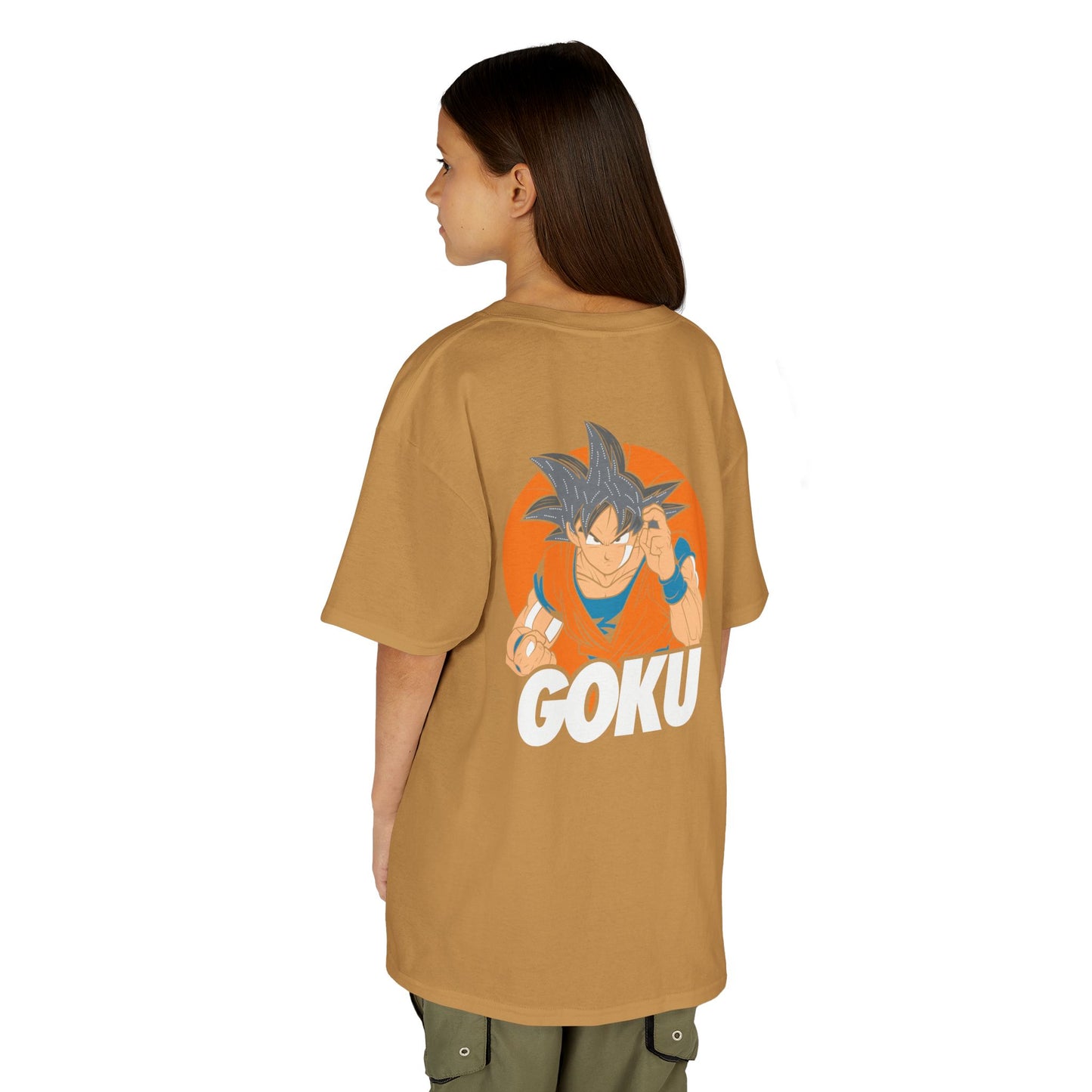 Goku Kids Heavy Cotton Tee – Fun Anime T-Shirt for Young Fans
