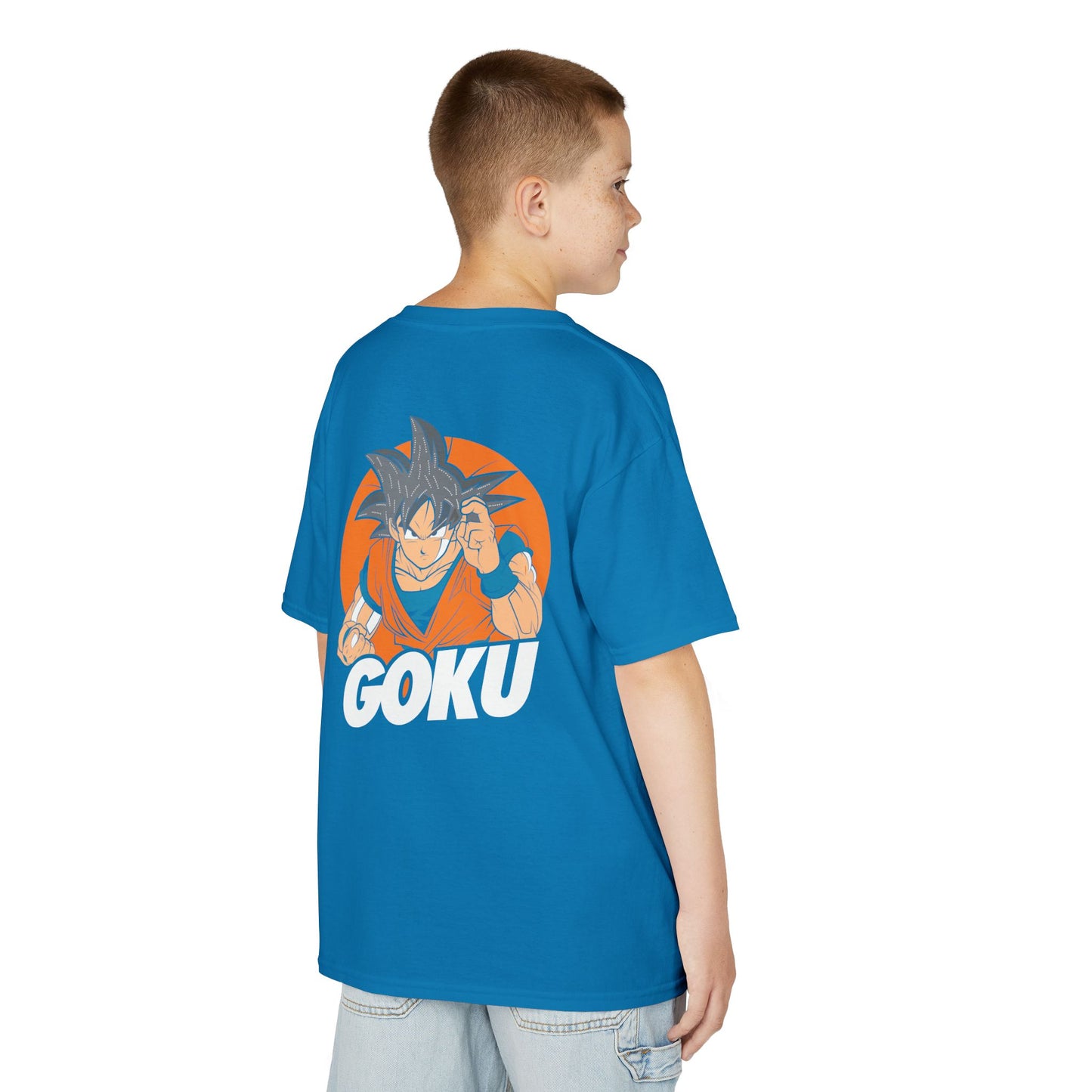 Goku Kids Heavy Cotton Tee – Fun Anime T-Shirt for Young Fans