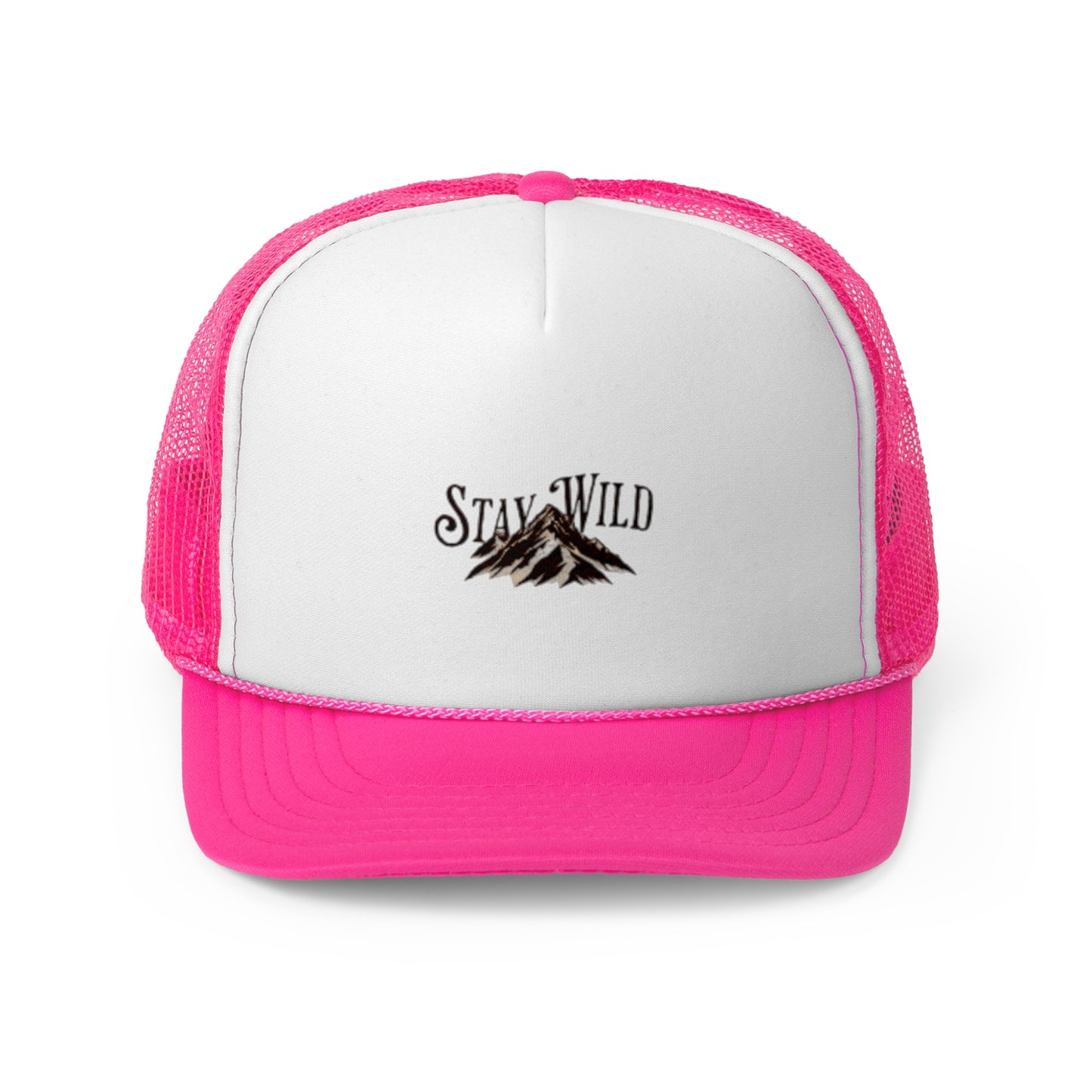 Stay Wild Trucker Cap - Adventure Ready Hat for Outdoor Lovers