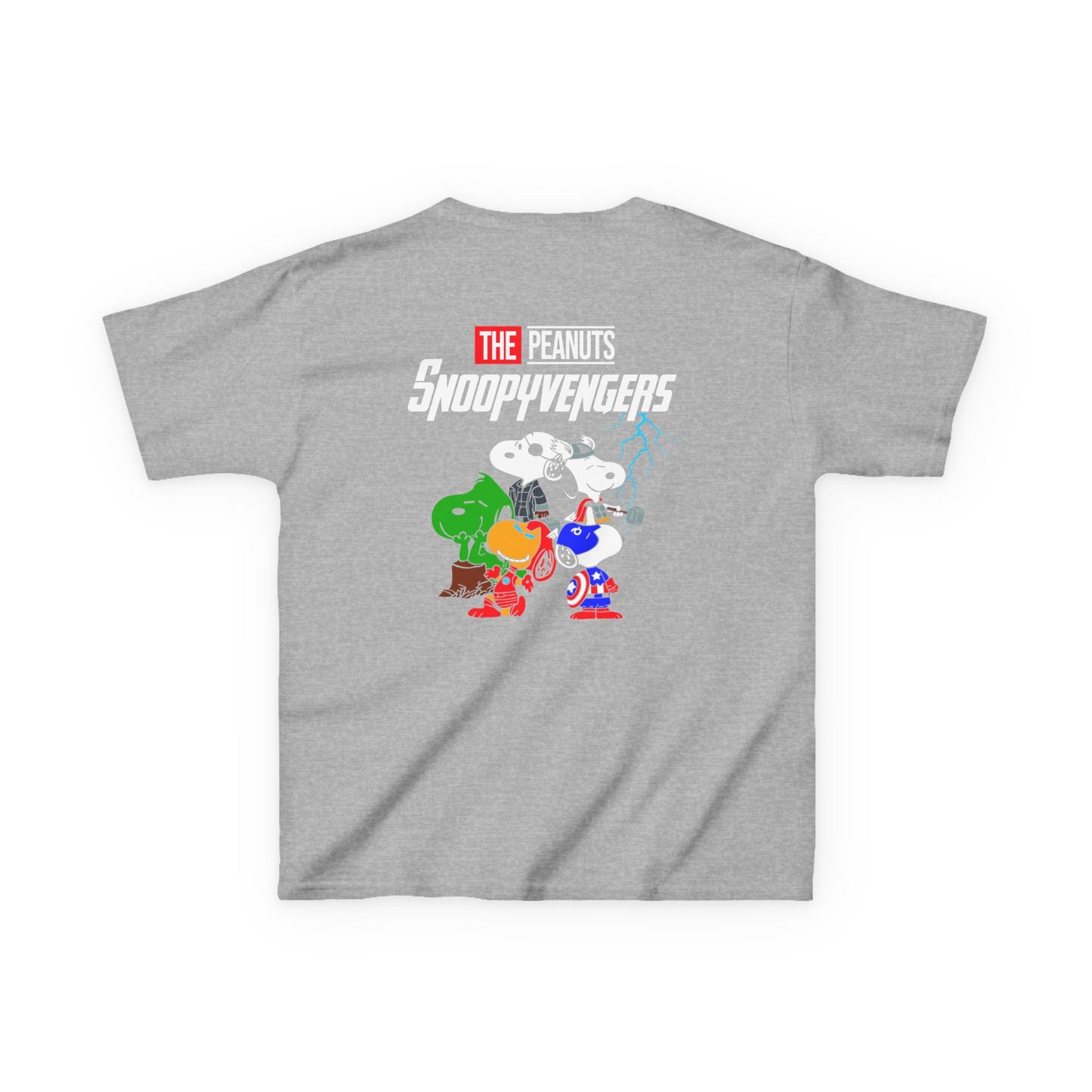 Kids Snoopyvengers Graphic Tee - Fun Cotton T-Shirt for Young Fans