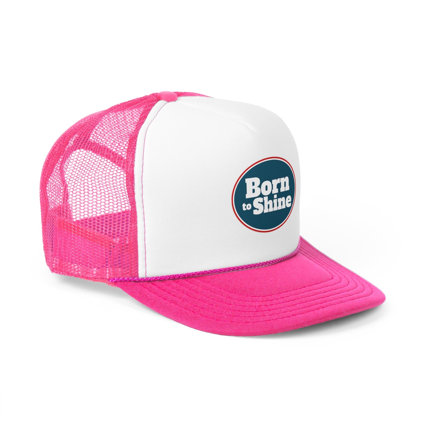 Born to Shine Trucker Cap - Inspirational Outdoor Hat for Adventure Lovers