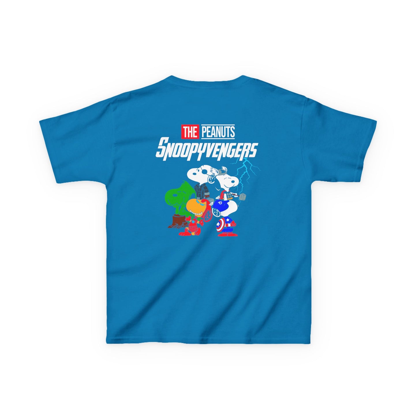Kids Snoopyvengers Graphic Tee - Fun Cotton T-Shirt for Young Fans