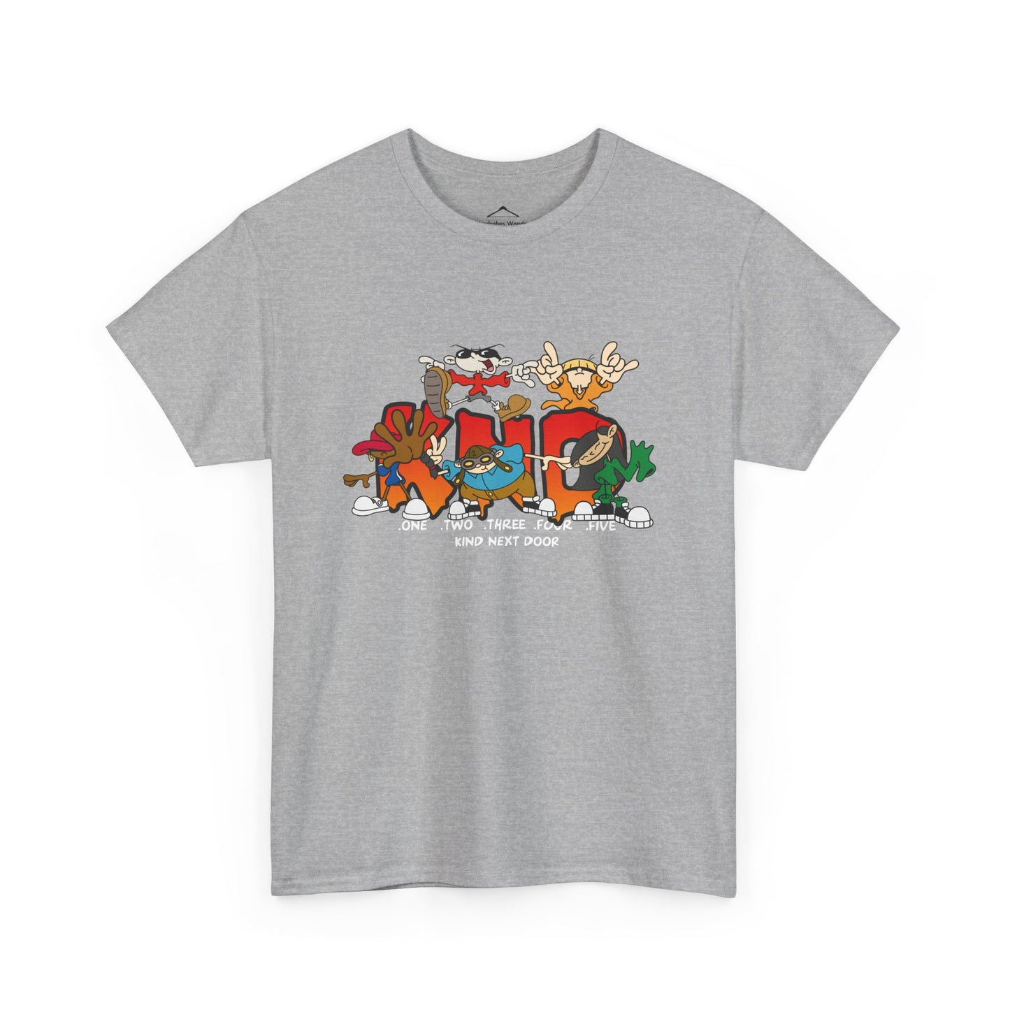 Cartoon Inspired Tee - Unisex Heavy Cotton Shirt for a Fun Look