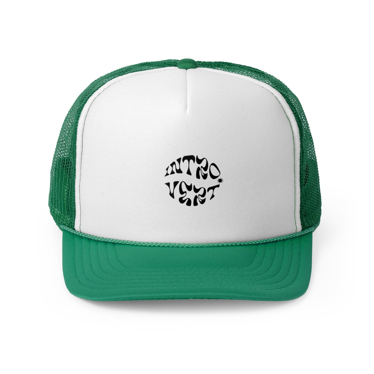 Retro Trucker Cap - Stylish Black and White Design