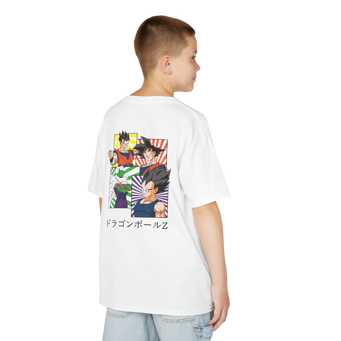 Kids Dragon Ball Z Graphic Tee - Heavy Cotton T-Shirt for Young Fans