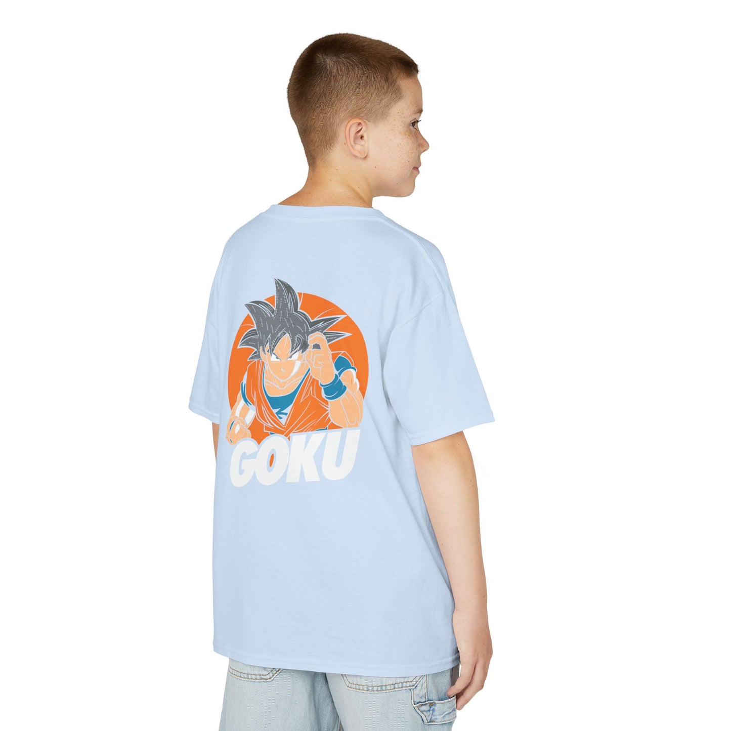 Goku Kids Heavy Cotton Tee – Fun Anime T-Shirt for Young Fans