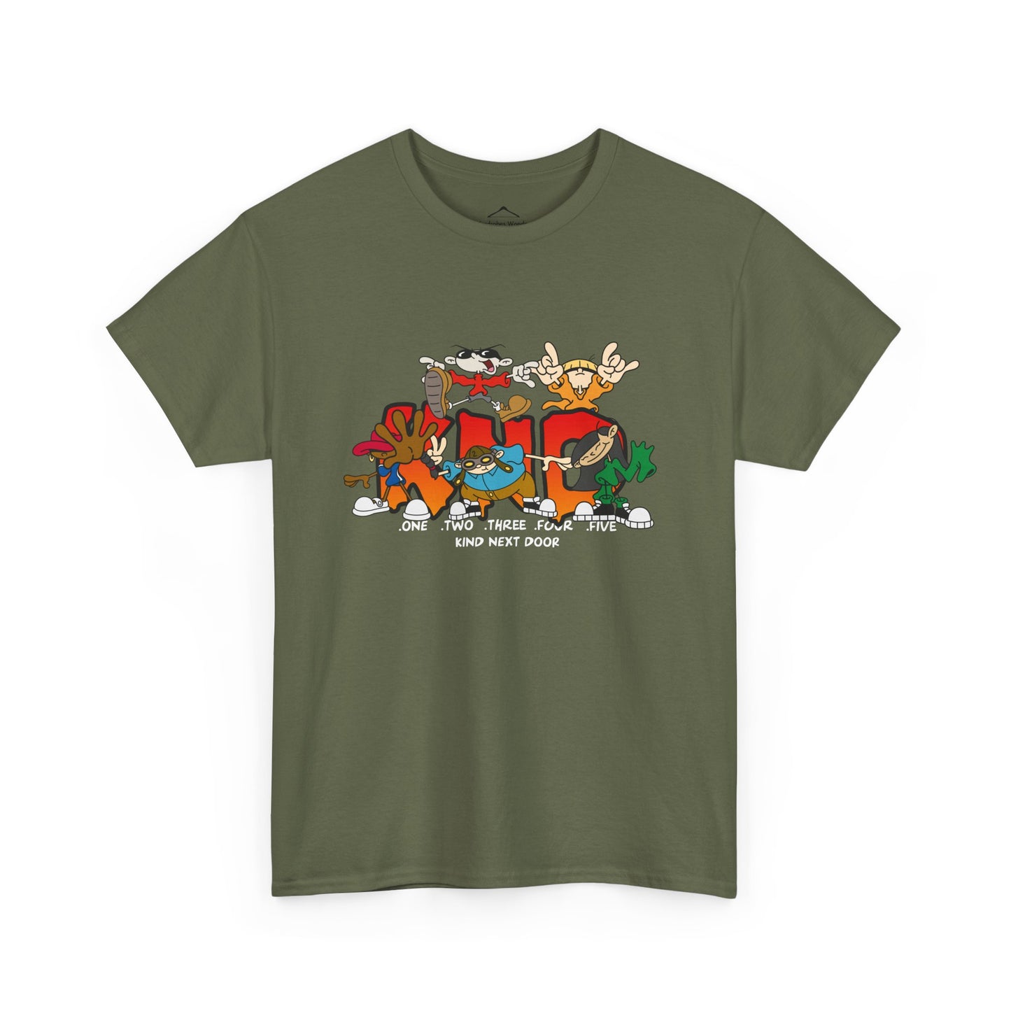 Cartoon Inspired Tee - Unisex Heavy Cotton Shirt for a Fun Look