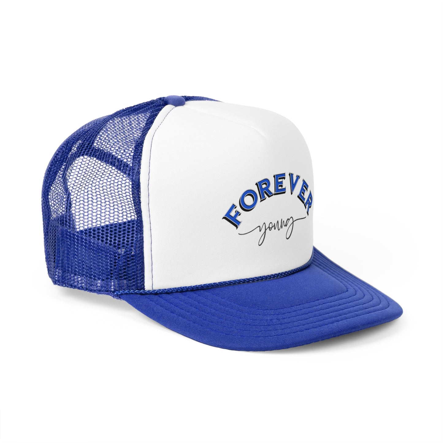 Forever Young Trucker Cap - Stylish Snapback Hat for Casual Outings