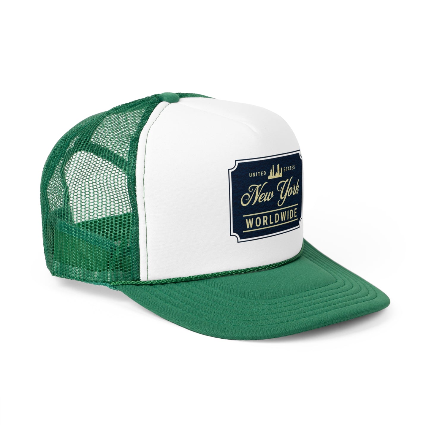 New York Worldwide Trucker Cap - Casual Style Hat for Travelers