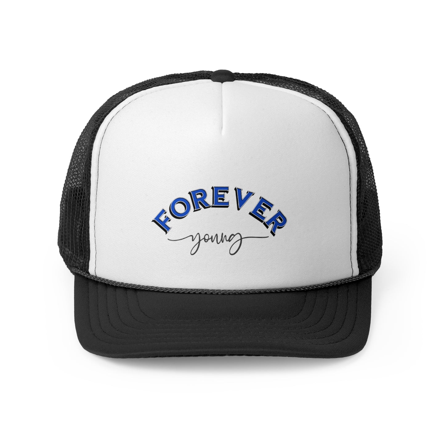 Forever Young Trucker Cap - Stylish Snapback Hat for Casual Outings