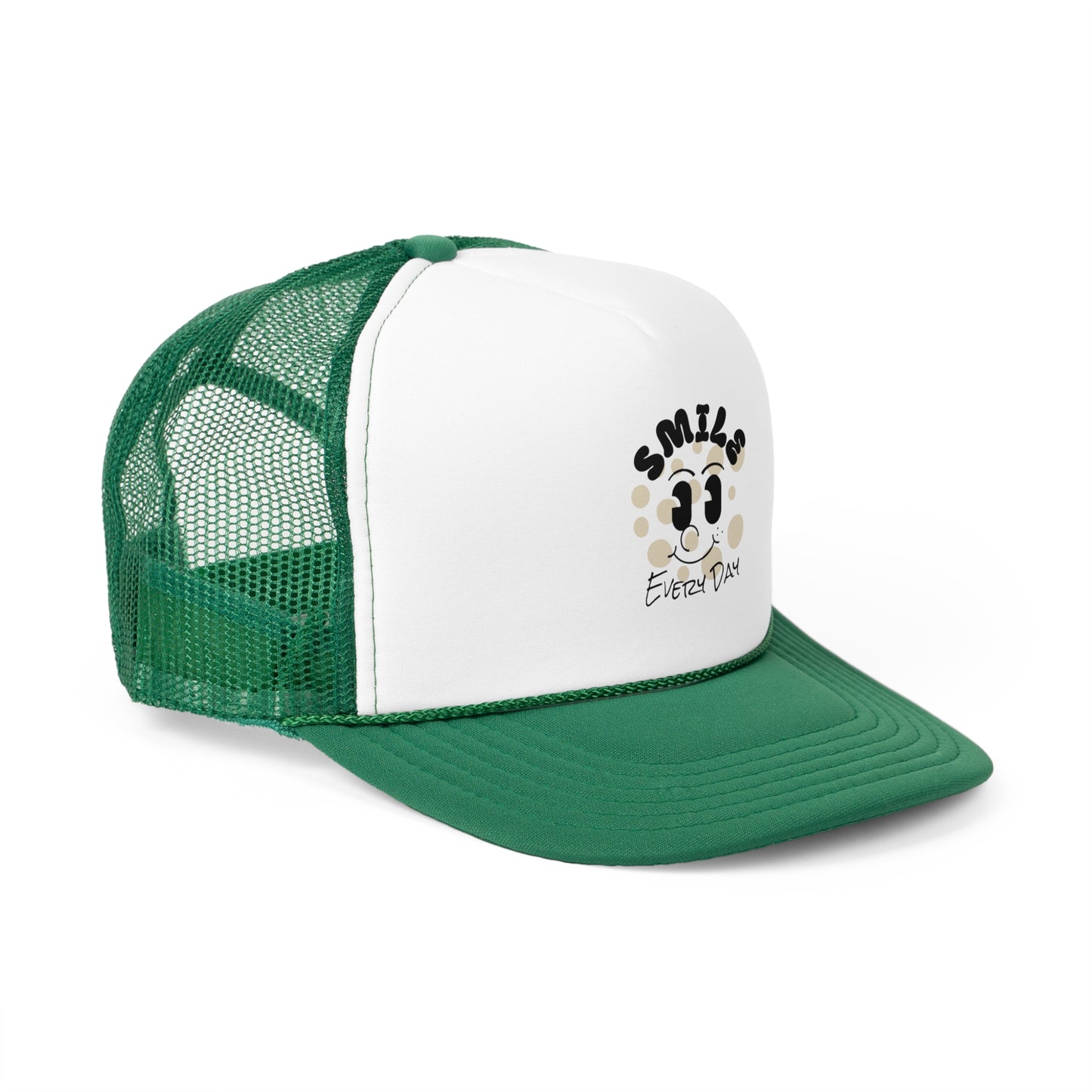 Smiles Every Day Trucker Cap, Fun Hat for Sunshine Lovers