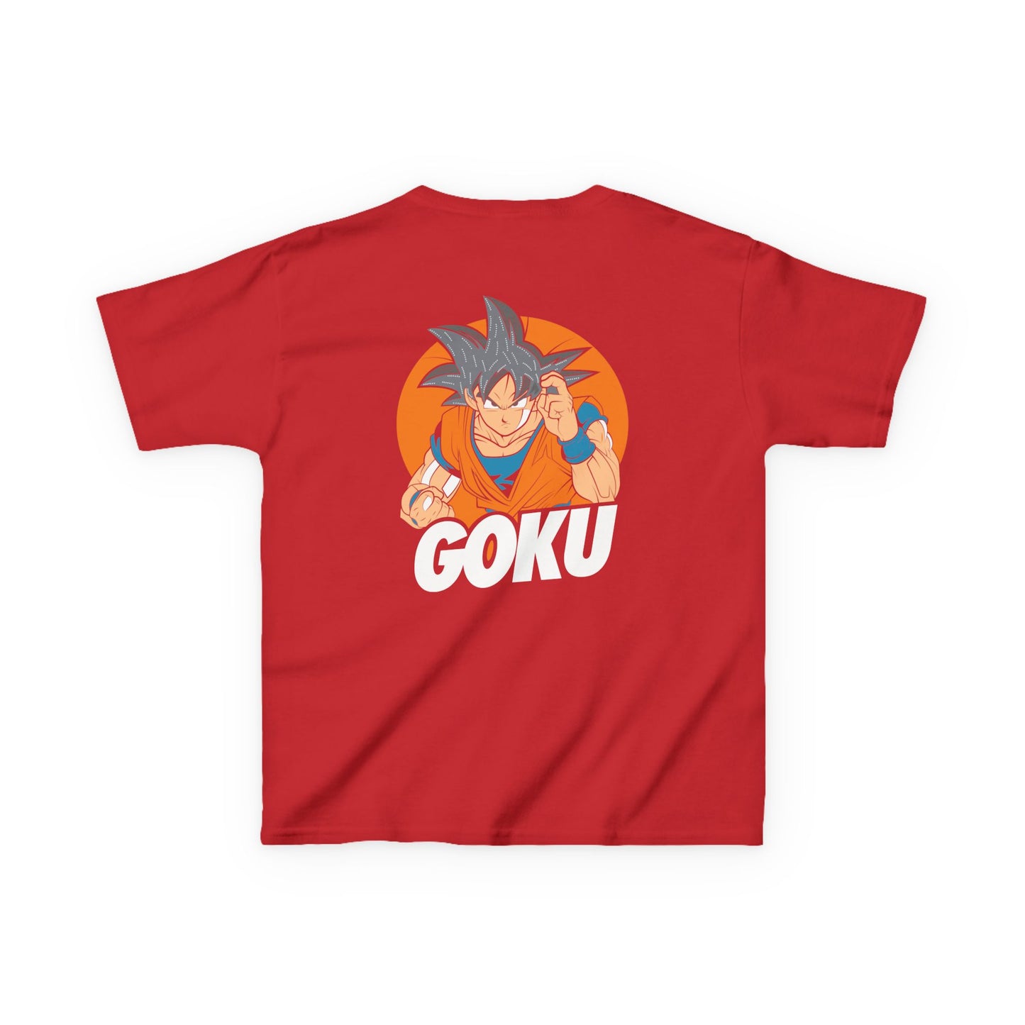 Goku Kids Heavy Cotton Tee – Fun Anime T-Shirt for Young Fans