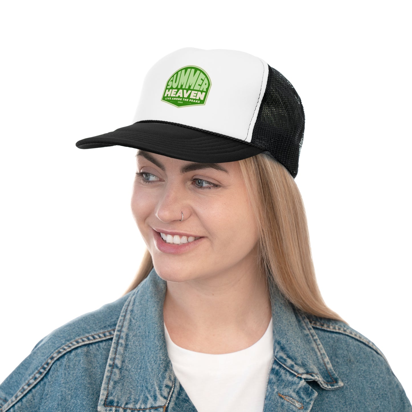 Summer Heaven Trucker Cap - Live Among the Peaks