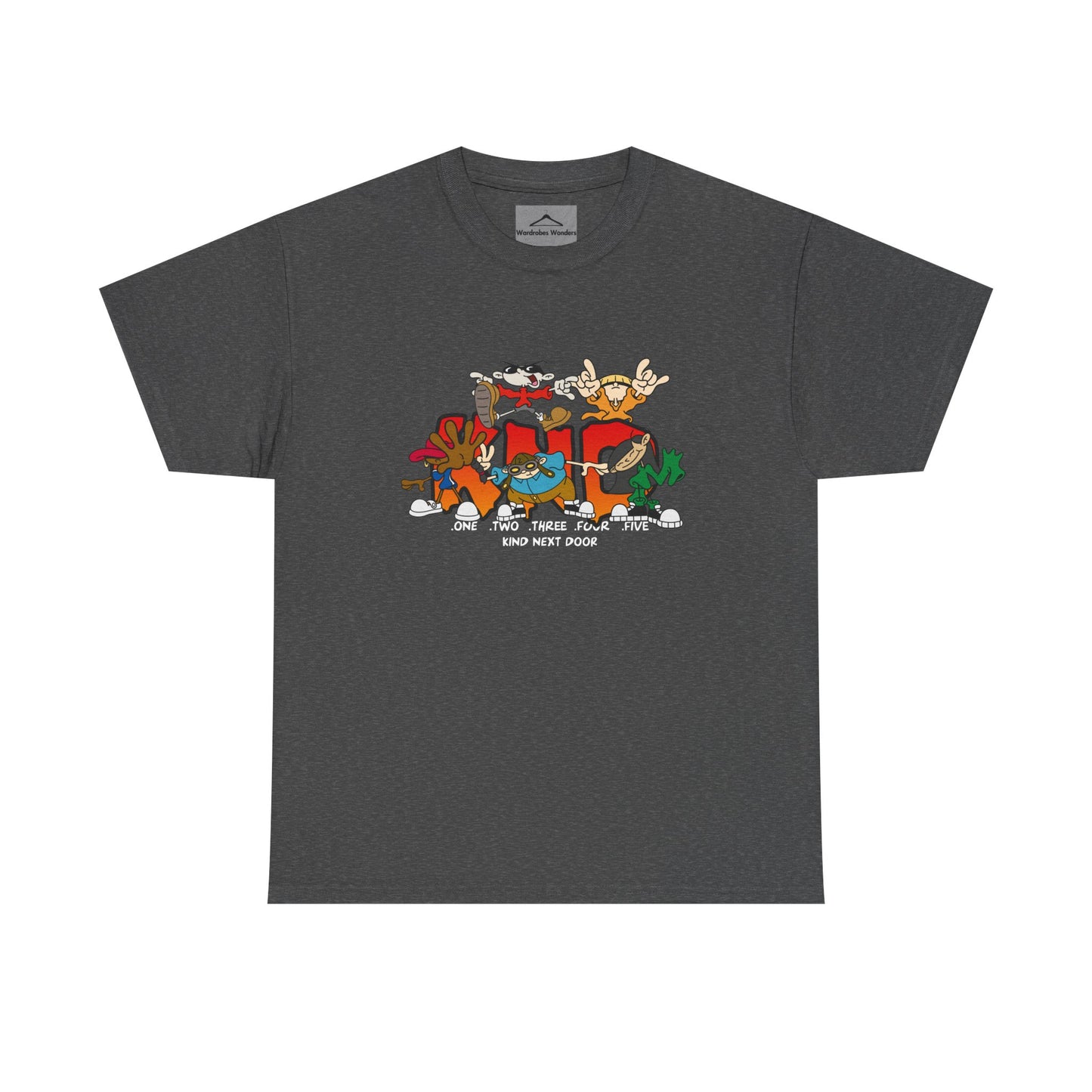 Cartoon Inspired Tee - Unisex Heavy Cotton Shirt for a Fun Look