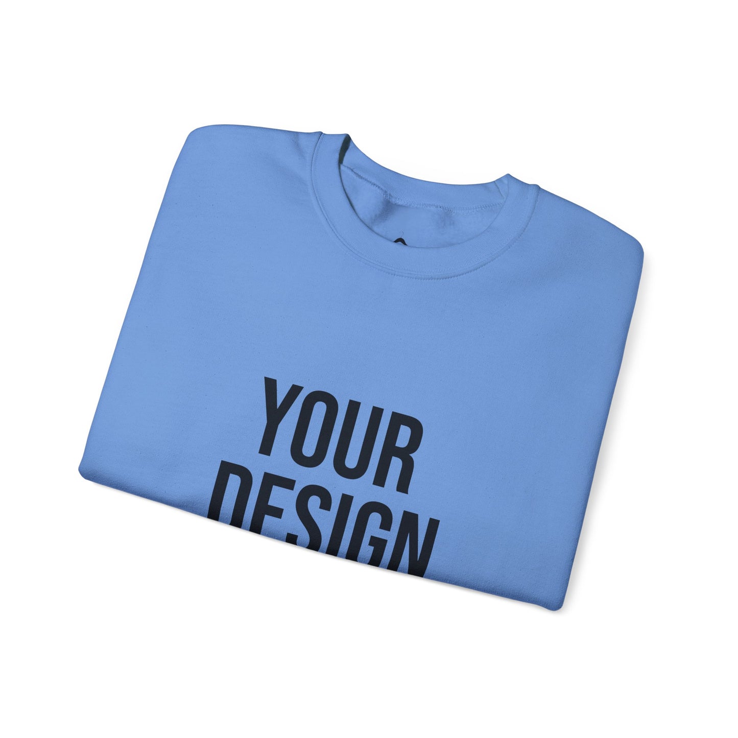 Your Design Here Custom Printed Crewneck Sweatshirt