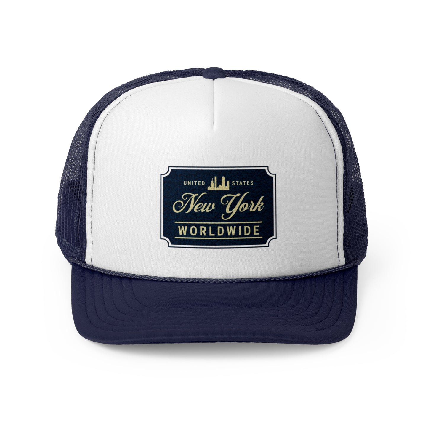 New York Worldwide Trucker Cap - Casual Style Hat for Travelers